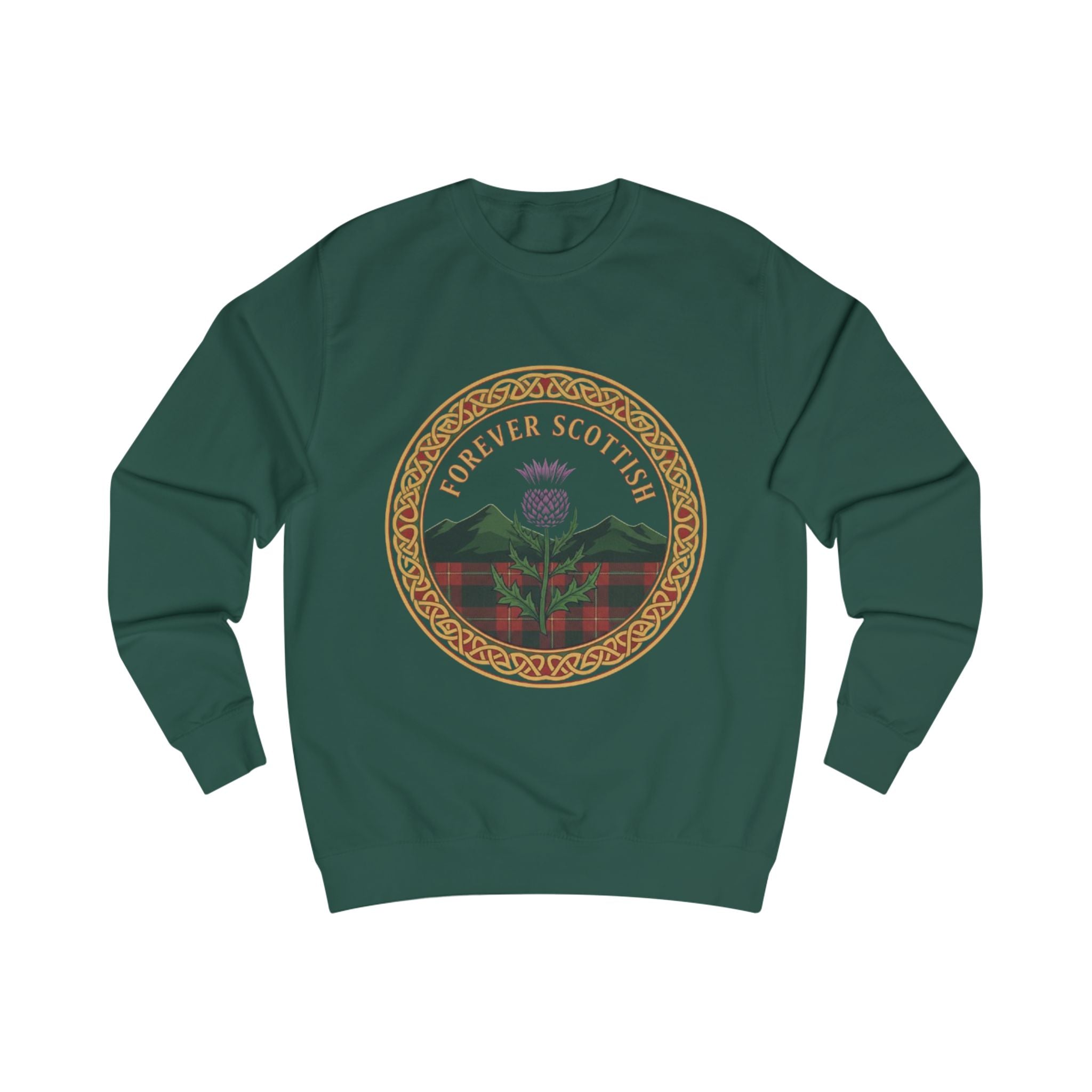 Forever Scottish Sweatshirt – Thistle Crest Scotland Pride Crewneck