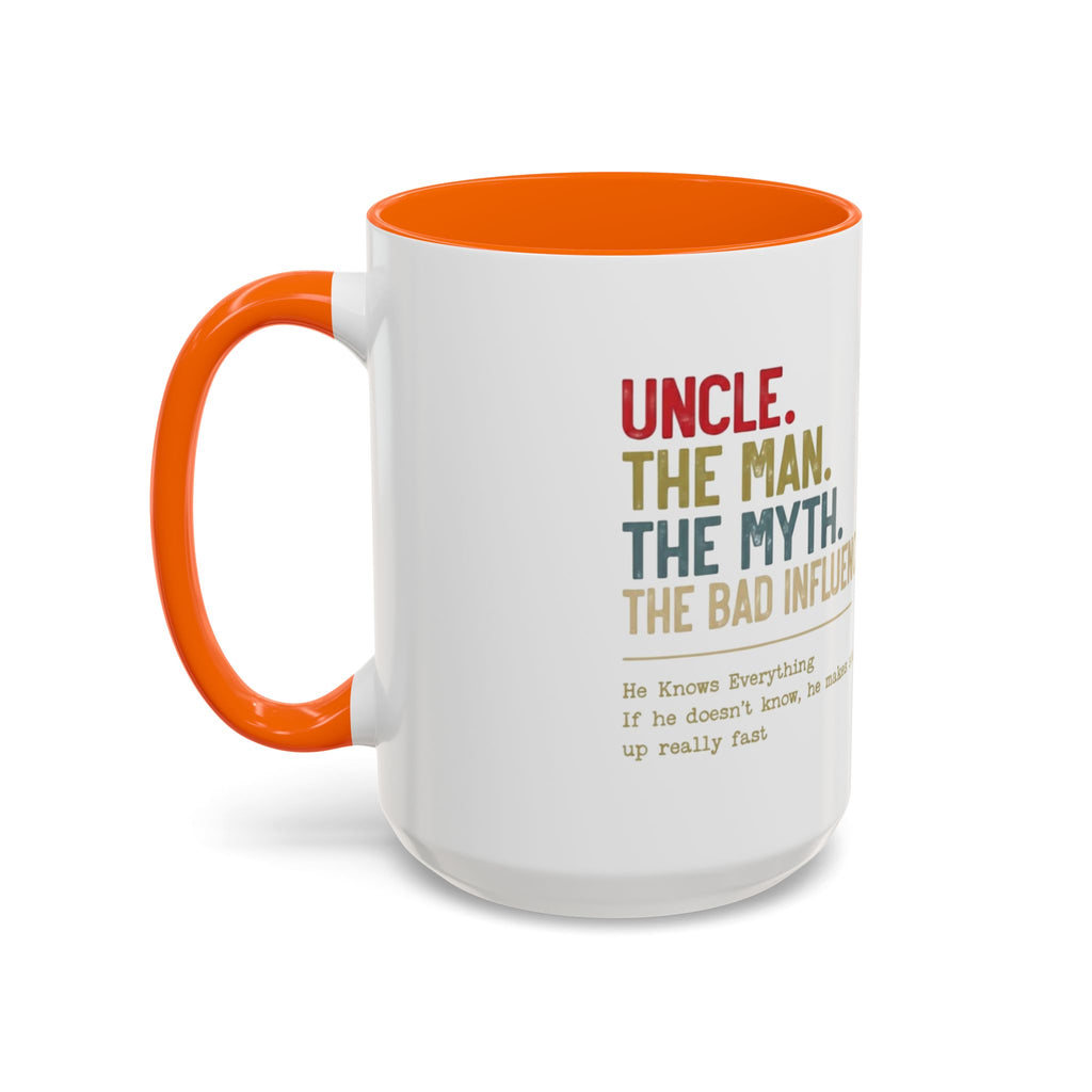 Uncle 'The Man, The Myth, The Legend' Accent Coffee Mug