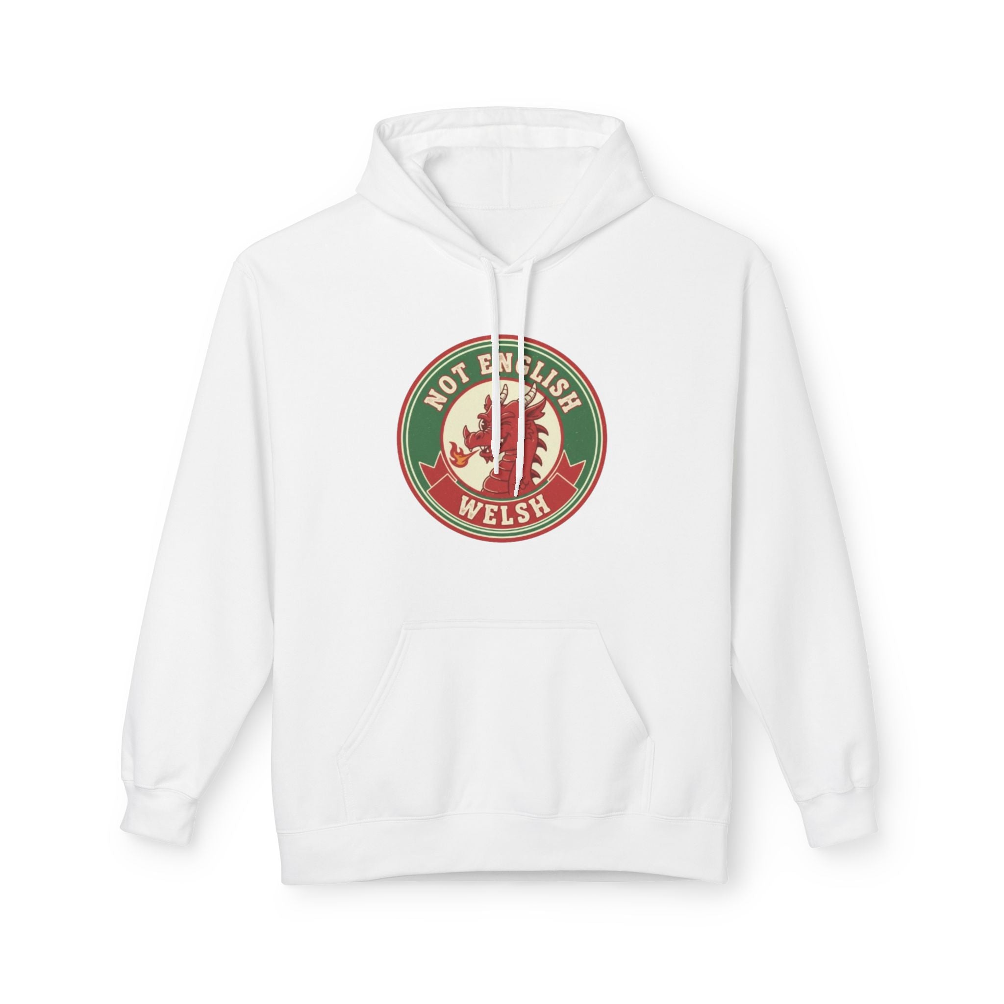 Not English — Welsh Lion Hoodie