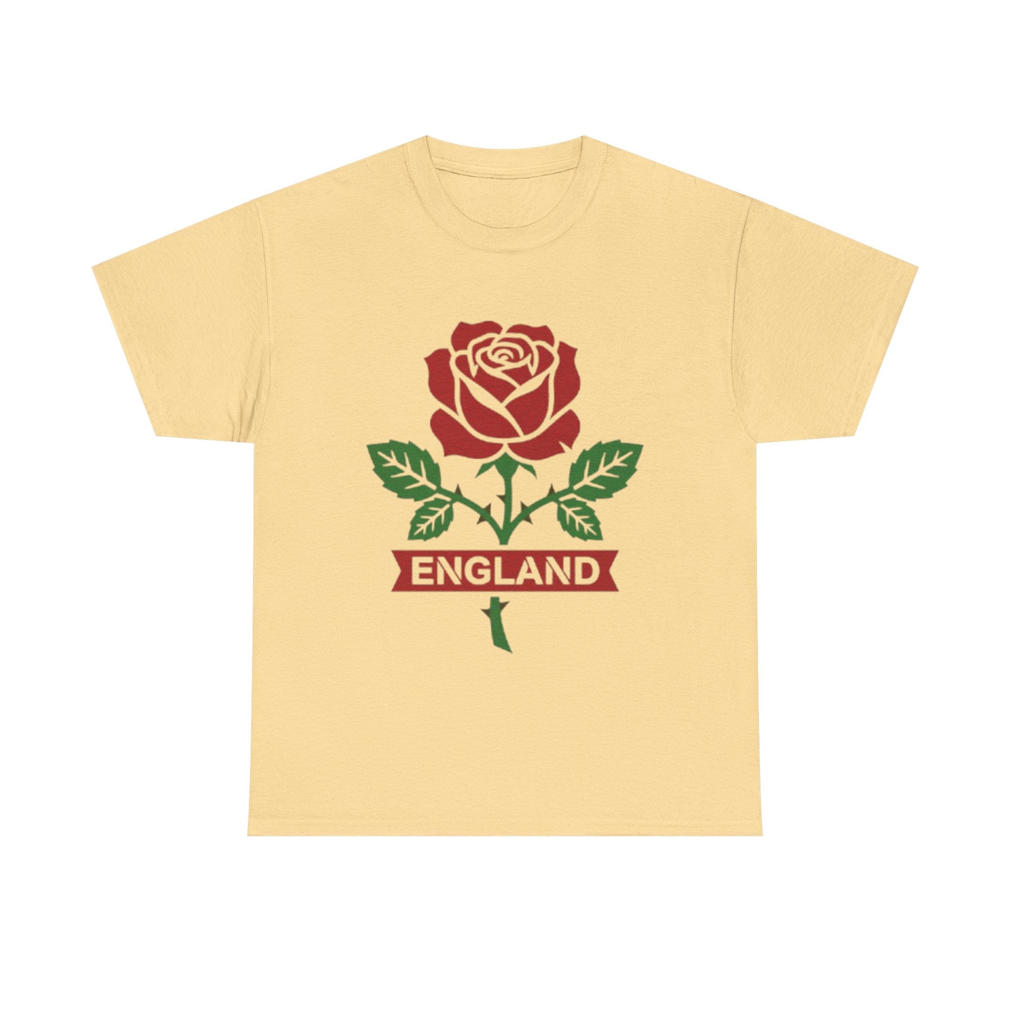 England Rose T-Shirt – Vintage Red Rose England Tee