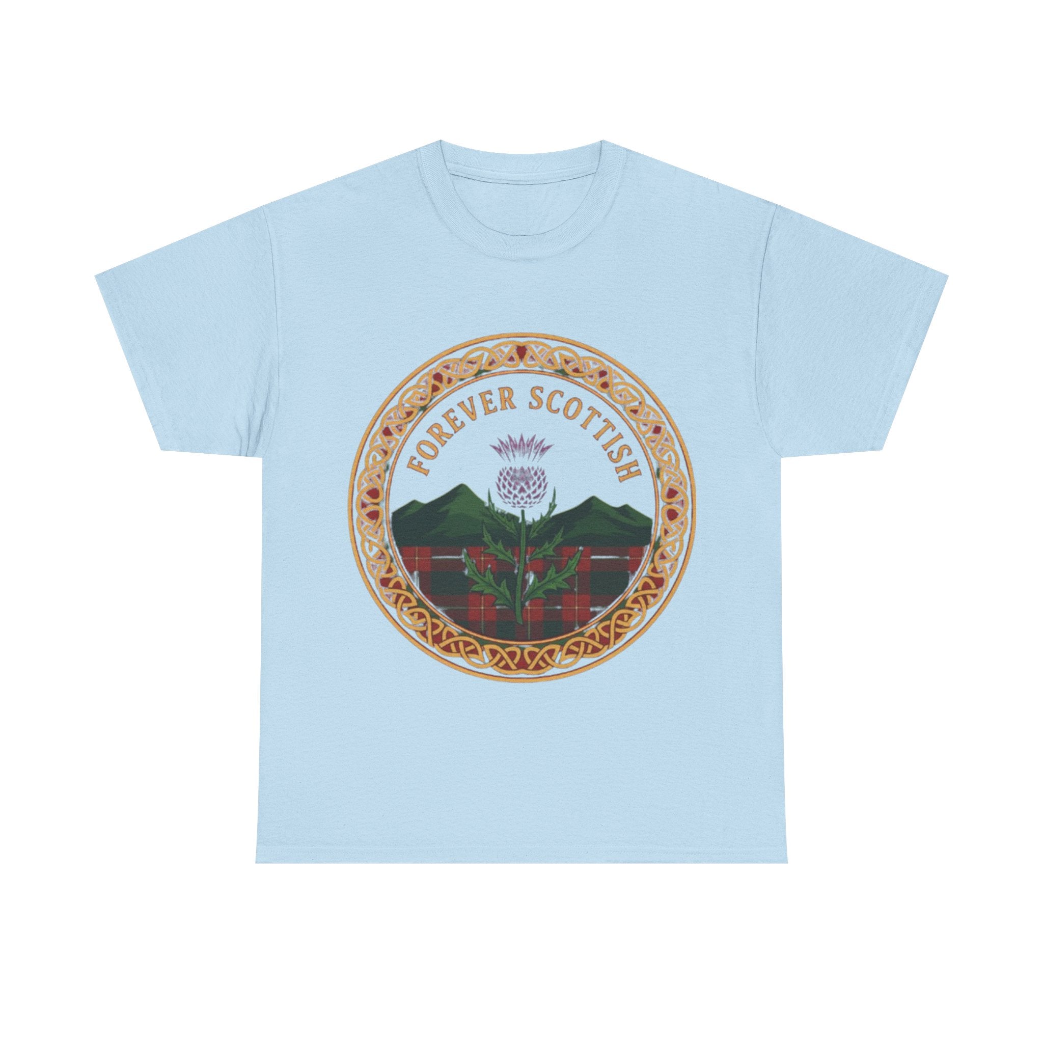 Scottish Thistle T‑Shirt - "Forever Scottish" Crest Tee