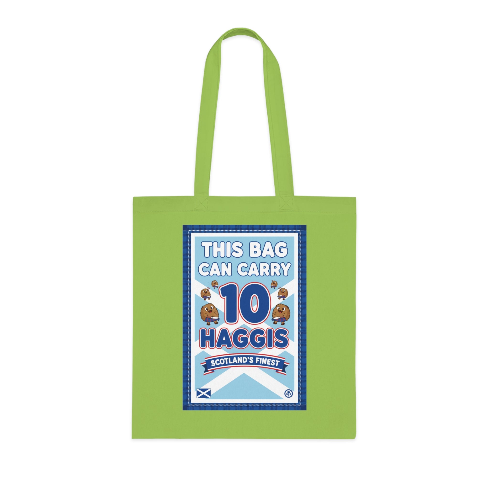 Tote Bag — "This Bag Can Carry 10 Haggis" Scottish Novelty Grocery Tote