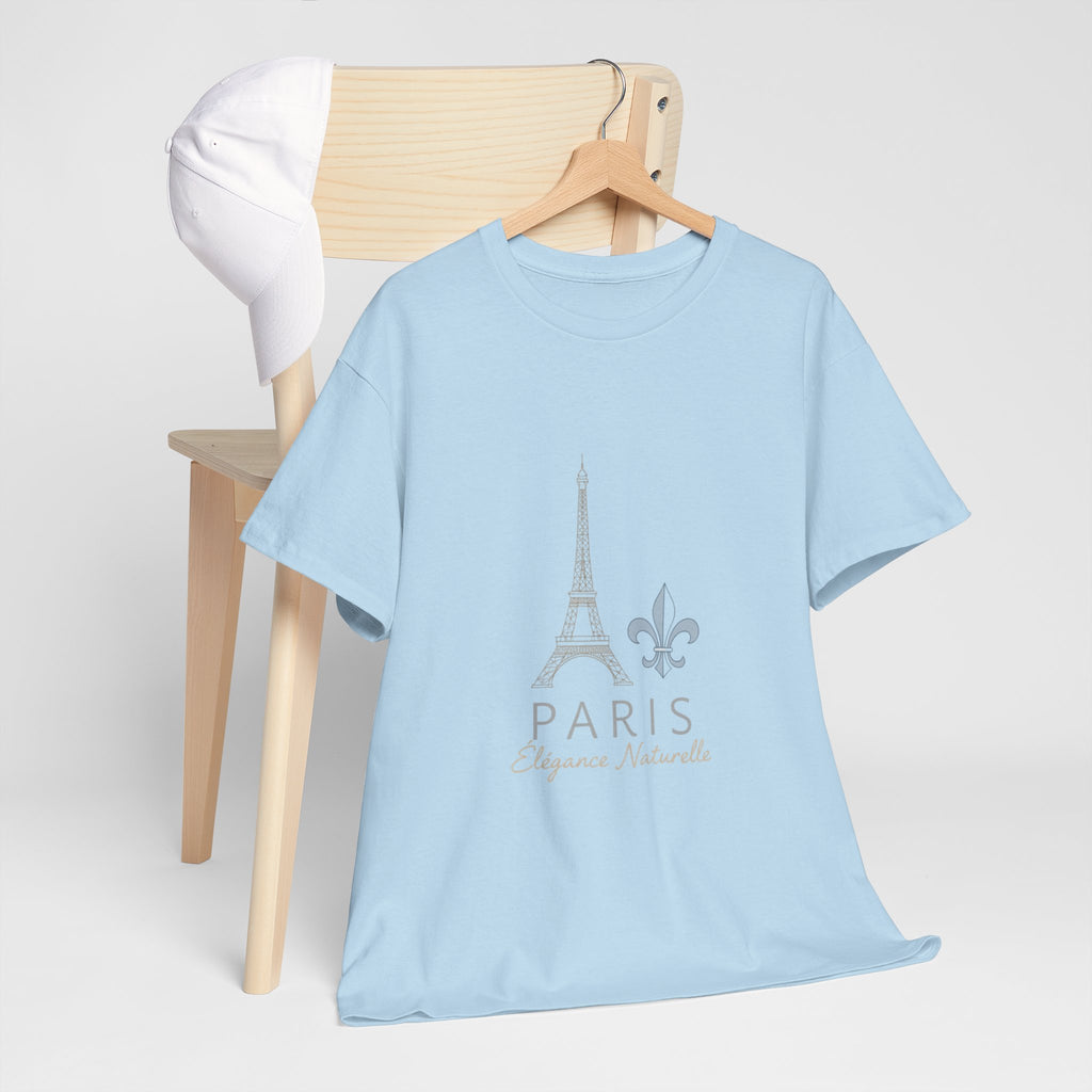 Paris Eiffel Tower Tee – 'Paris Élégance Naturelle' Graphic T-Shirt