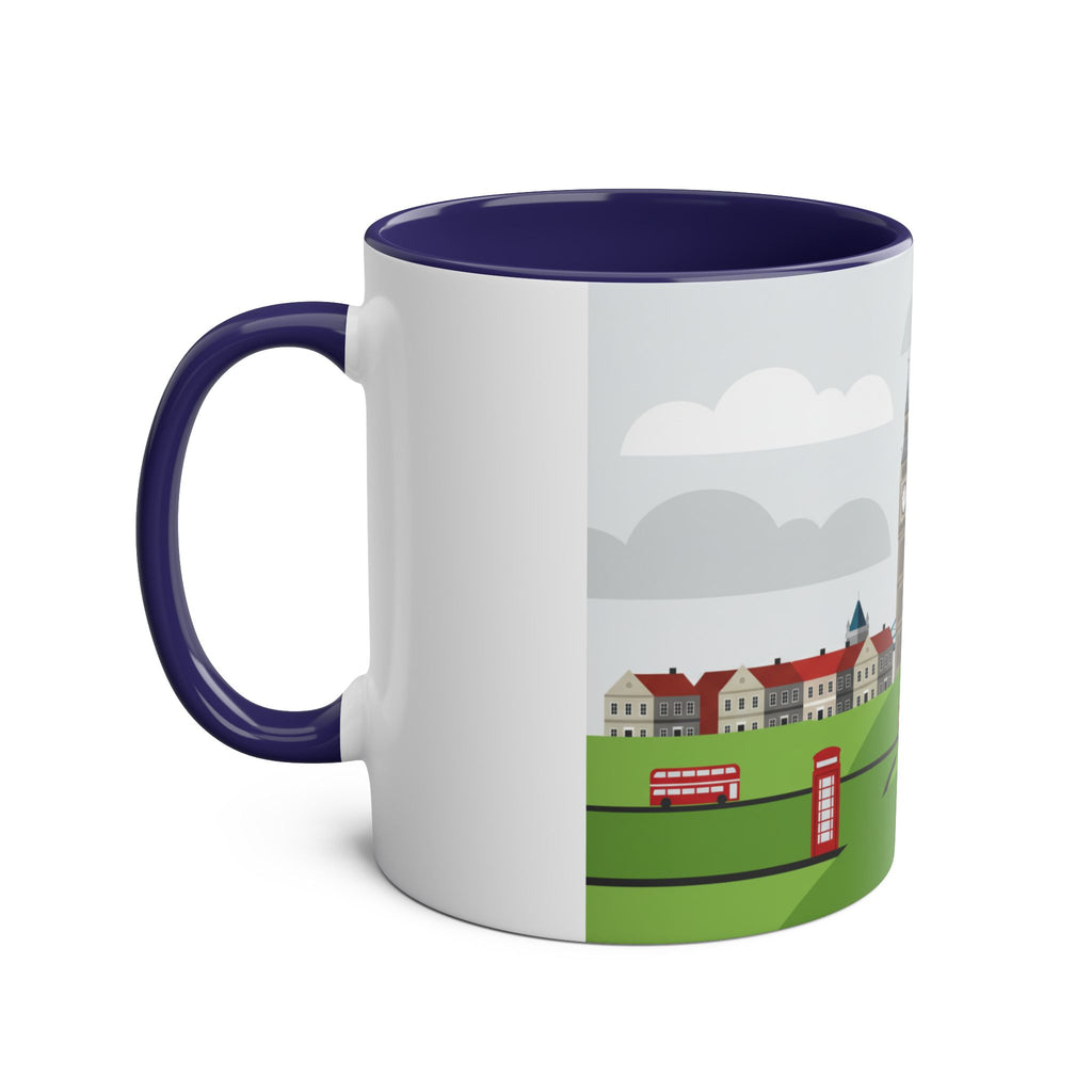 Two-Tone Coffee Mugs, 11oz