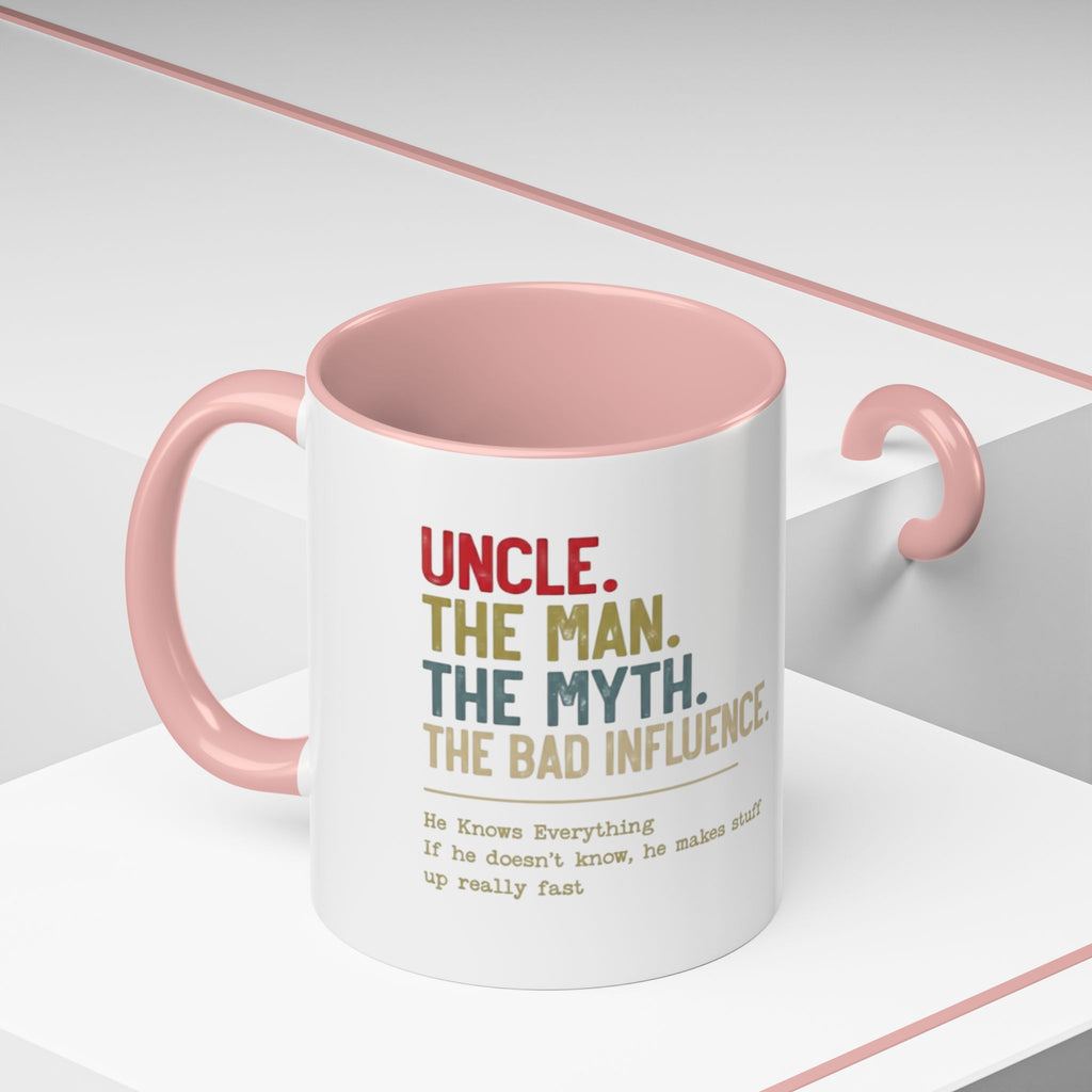 Uncle 'The Man, The Myth, The Legend' Accent Coffee Mug