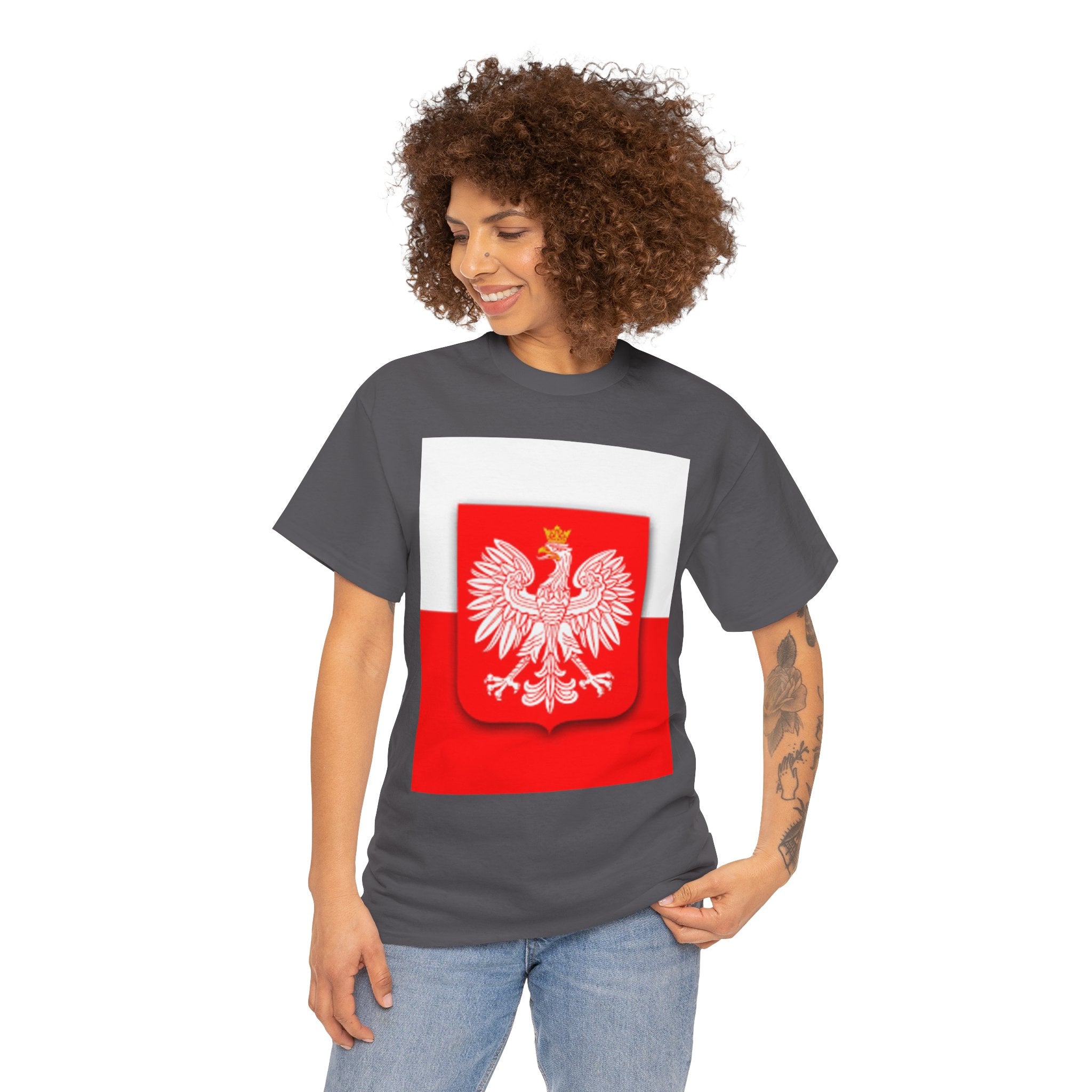 Polish White Eagle T-Shirt — Polska Coat of Arms Tee