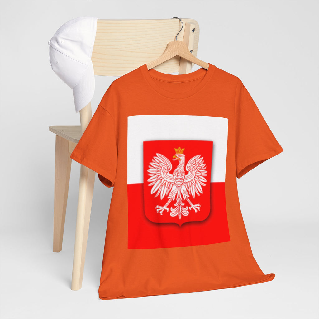 Polish White Eagle T-Shirt — Polska Coat of Arms Tee
