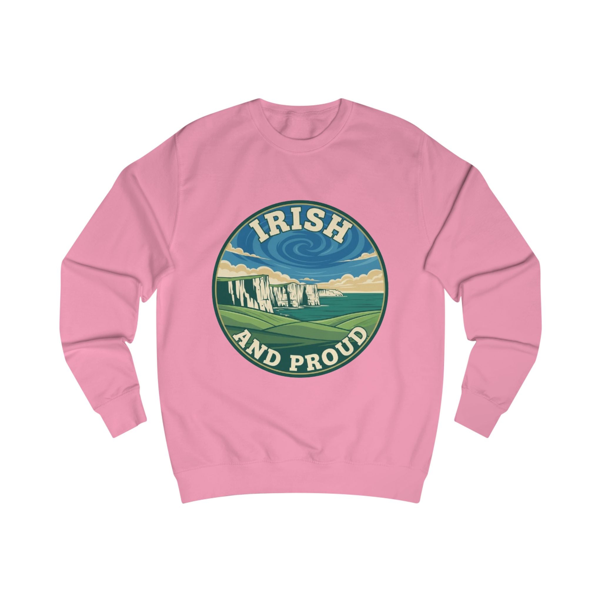 Irish and Proud Sweatshirt — Scenic Cliffs St. Patrick’s Day Crewneck
