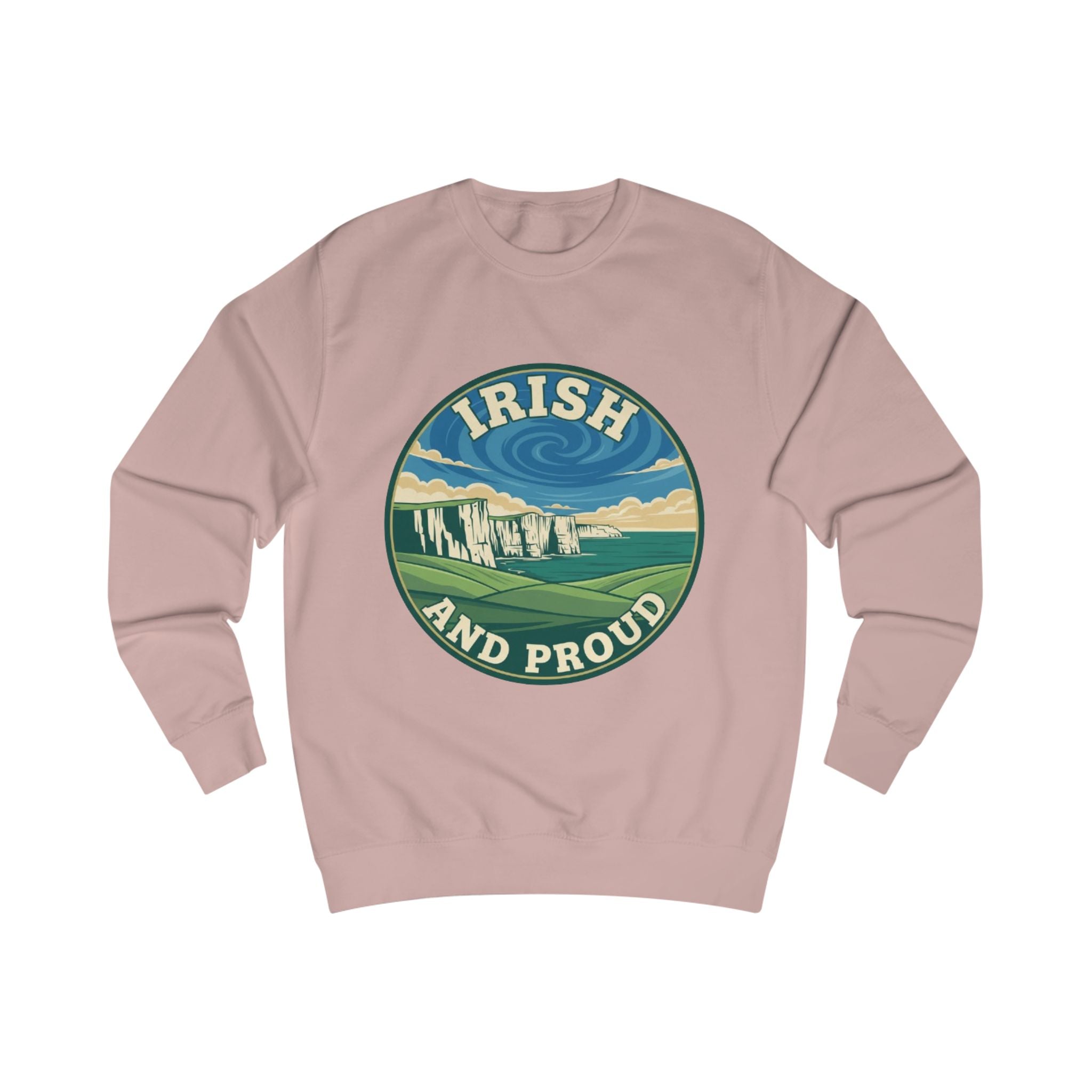 Irish and Proud Sweatshirt — Scenic Cliffs St. Patrick’s Day Crewneck