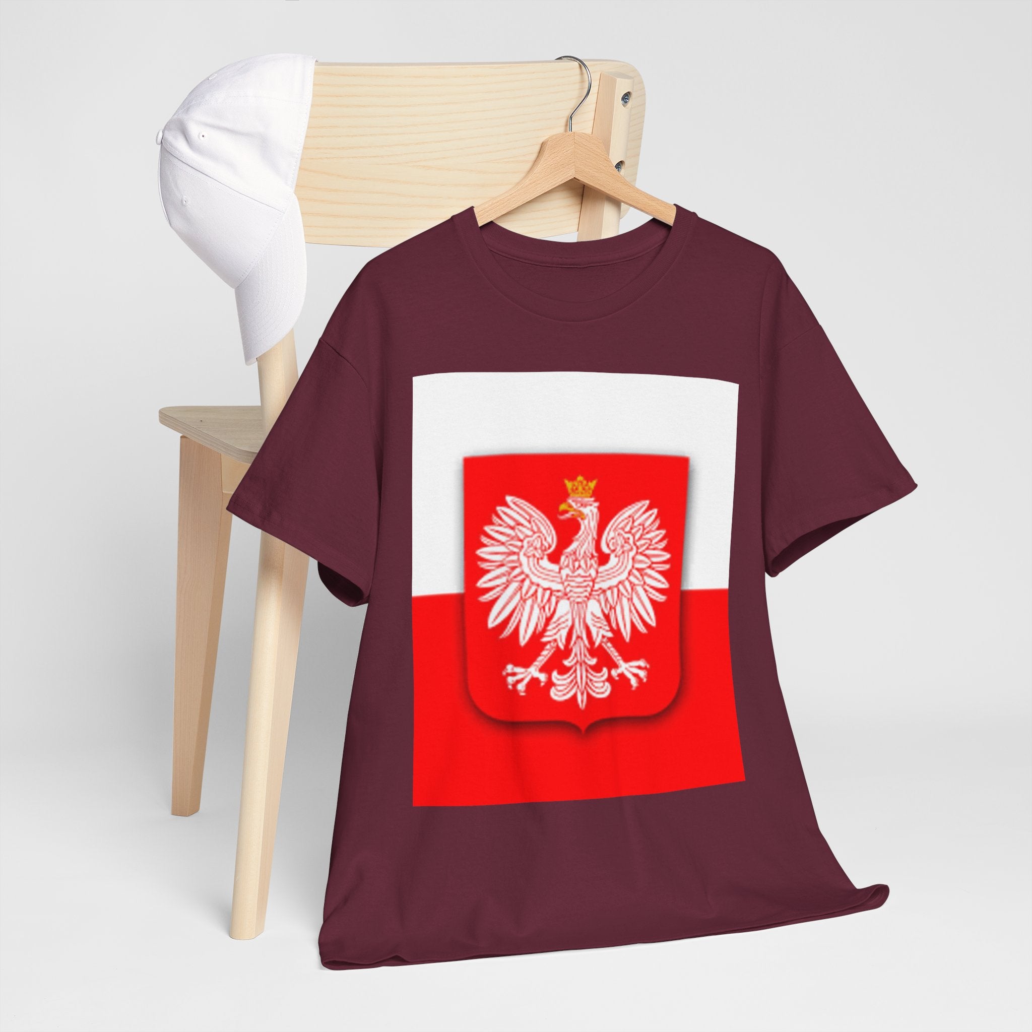 Polish White Eagle T-Shirt — Polska Coat of Arms Tee