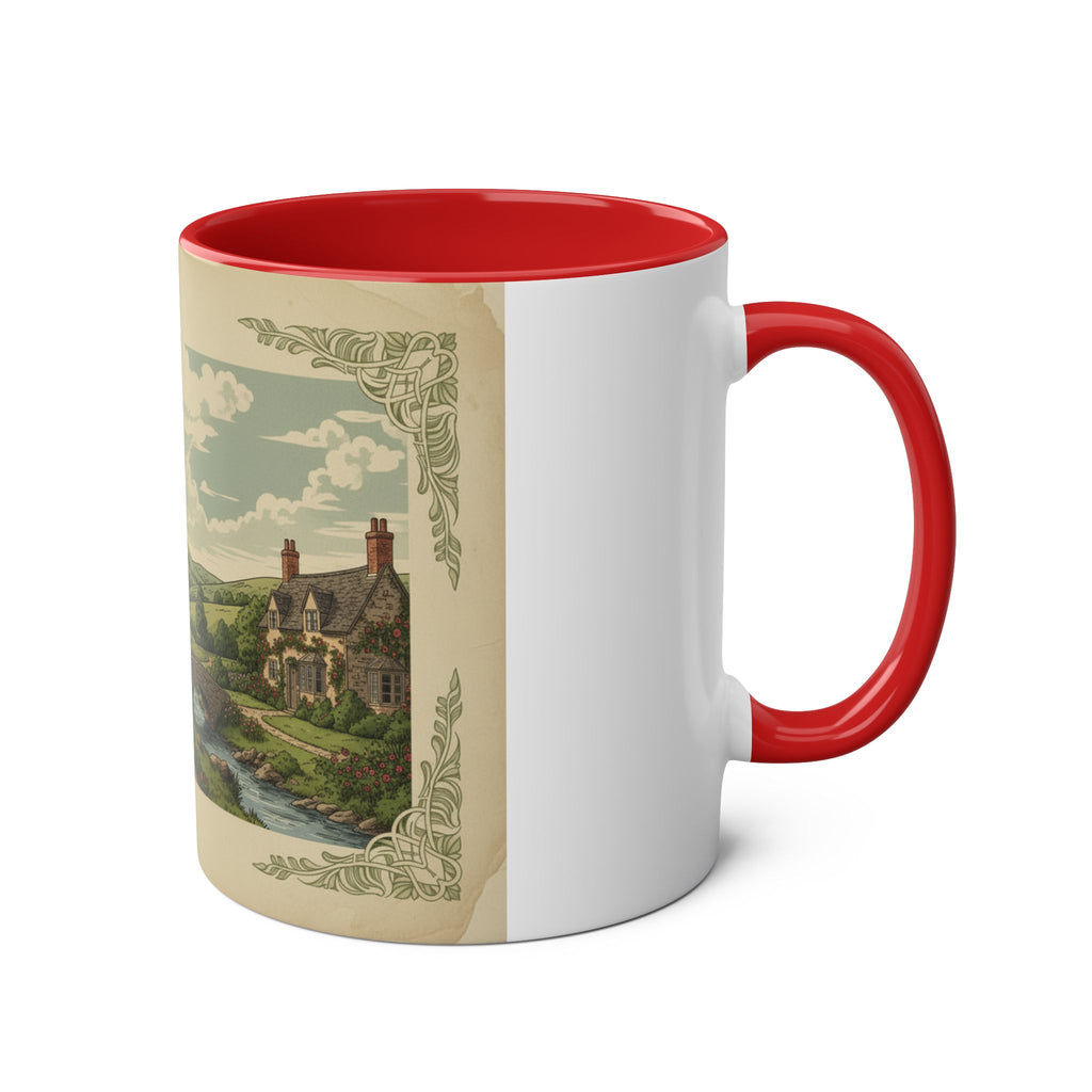 Two-Tone Coffee Mugs, 11oz