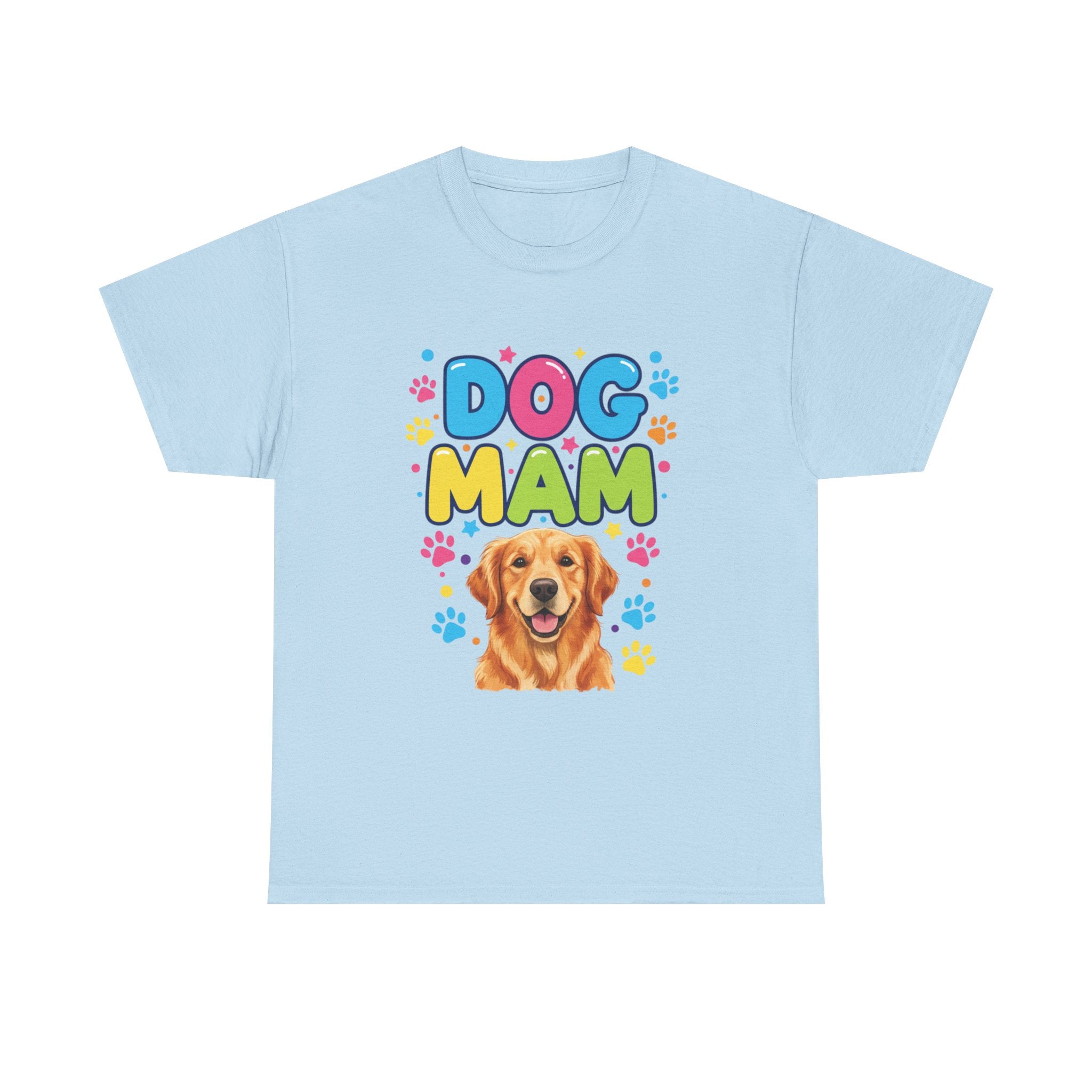 Dog Mam T-Shirt — Cute Colorful "Dog Mam" Graphic Tee for Dog Lovers
