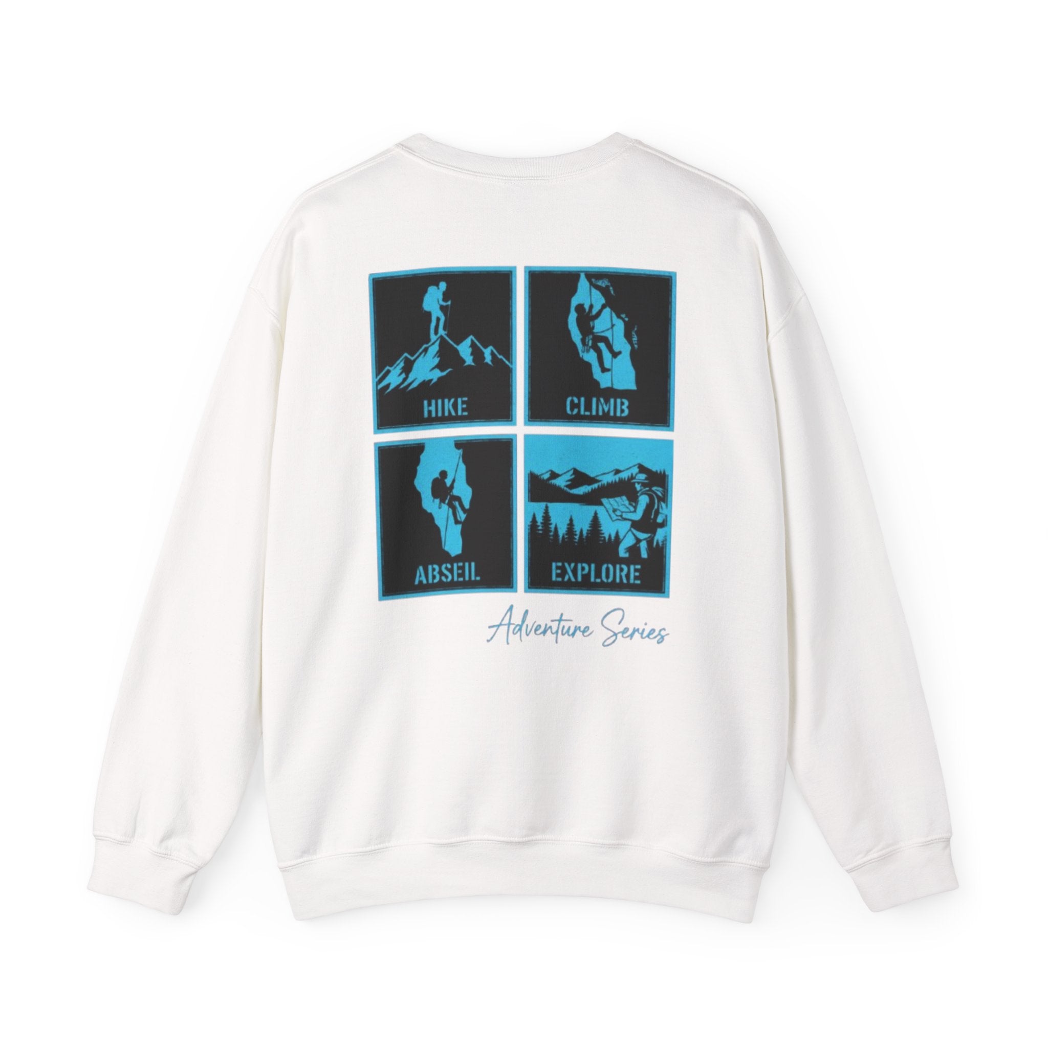 Adventure Series Crewneck Sweatshirt — Hike • Climb • Abseil • Explore