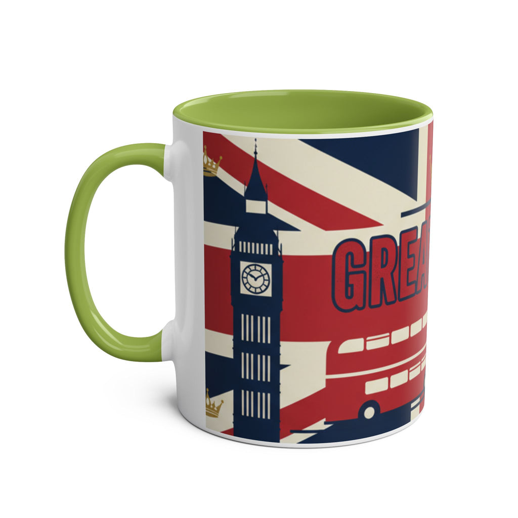 Two-Tone Coffee Mugs, 11oz