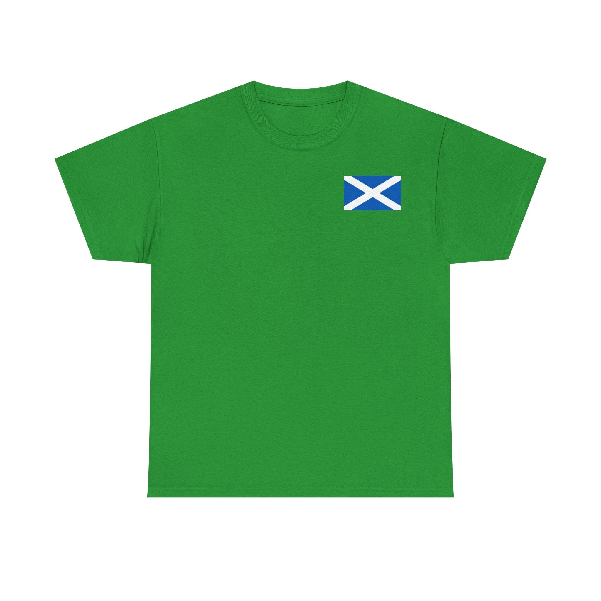 Scottish & Proud T‑Shirt — Retro Stag Scotland Flag Tee