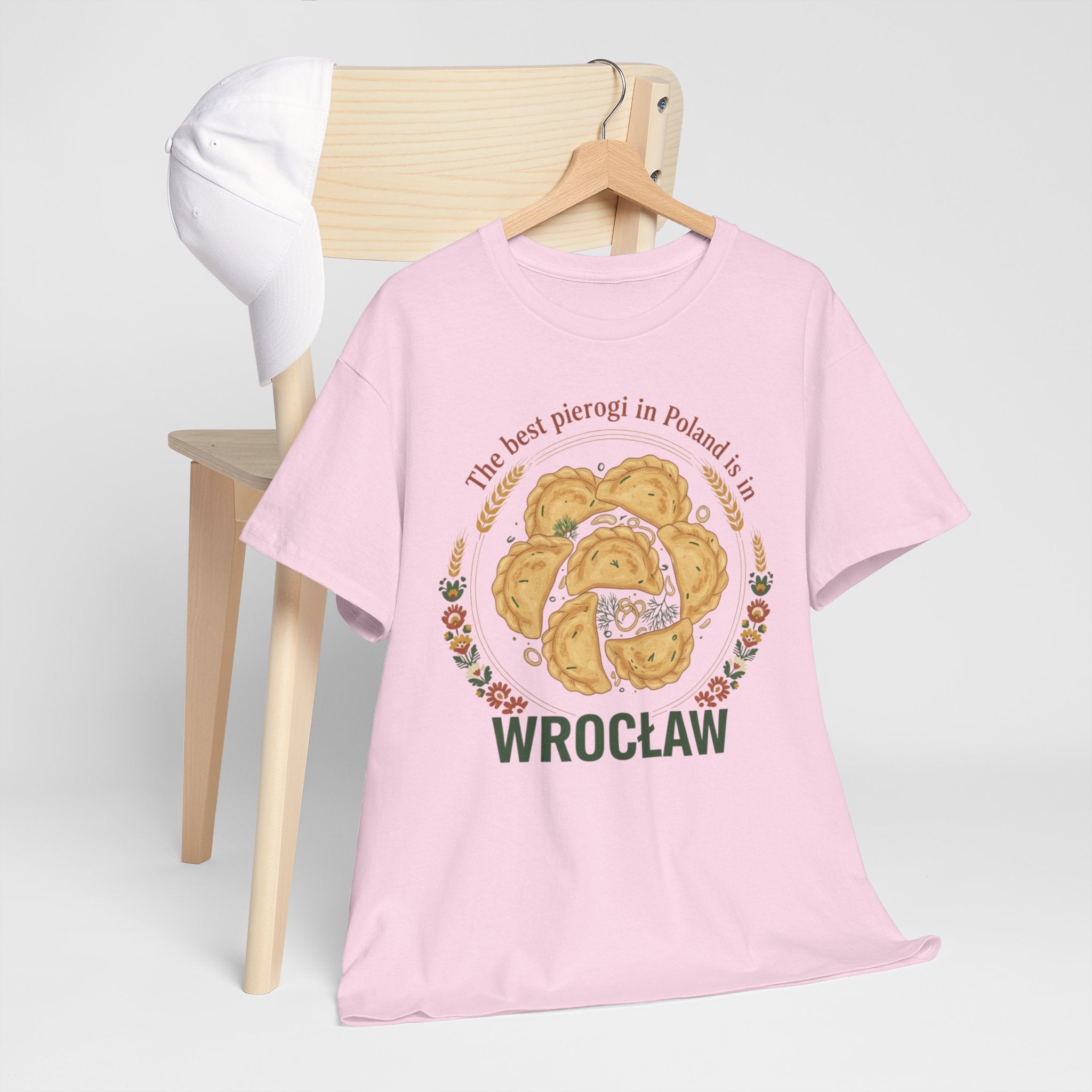 Wrocław Pierogi T-Shirt — "The best pierogi in Poland is in" Polish Food Tee