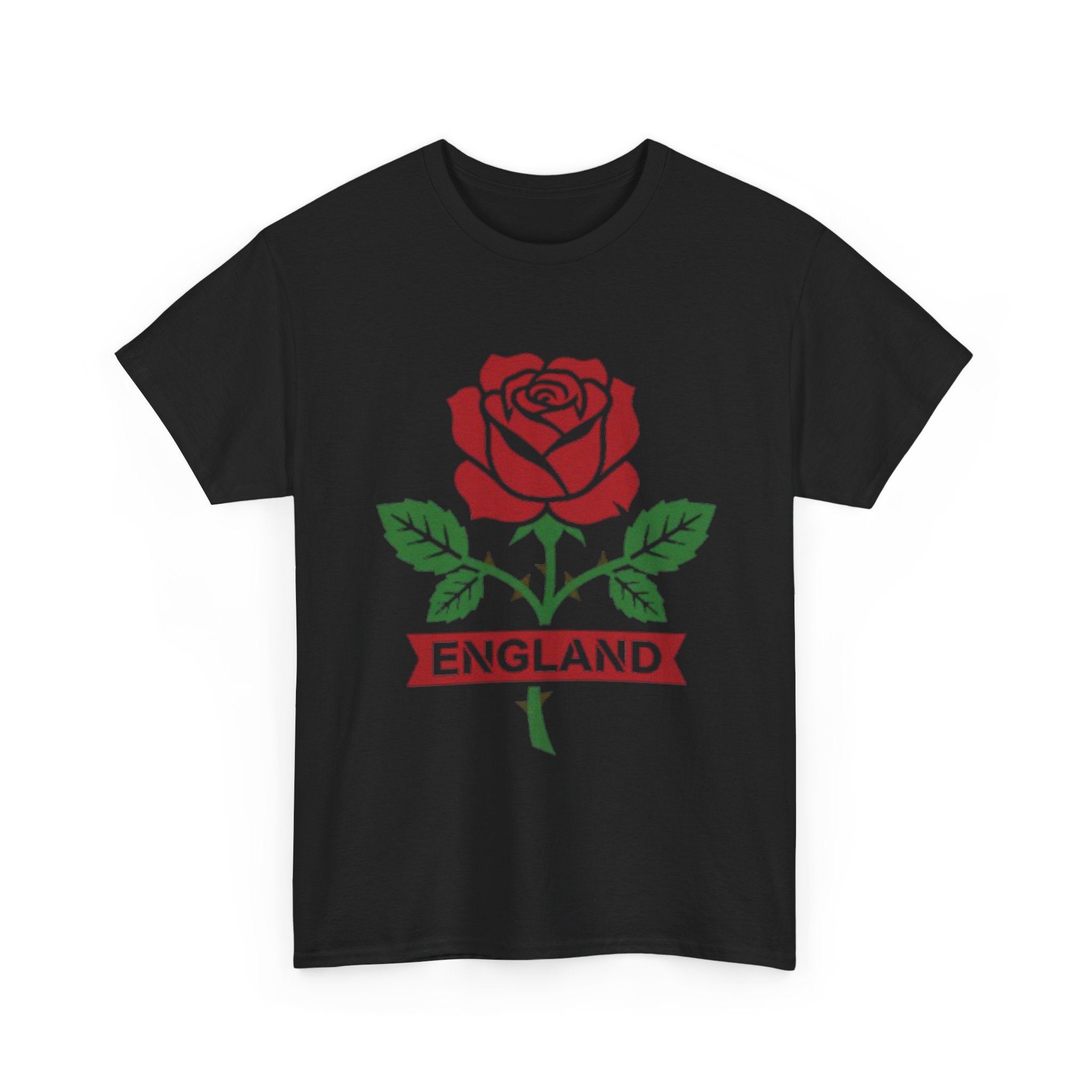 England Rose T-Shirt – Vintage Red Rose England Tee