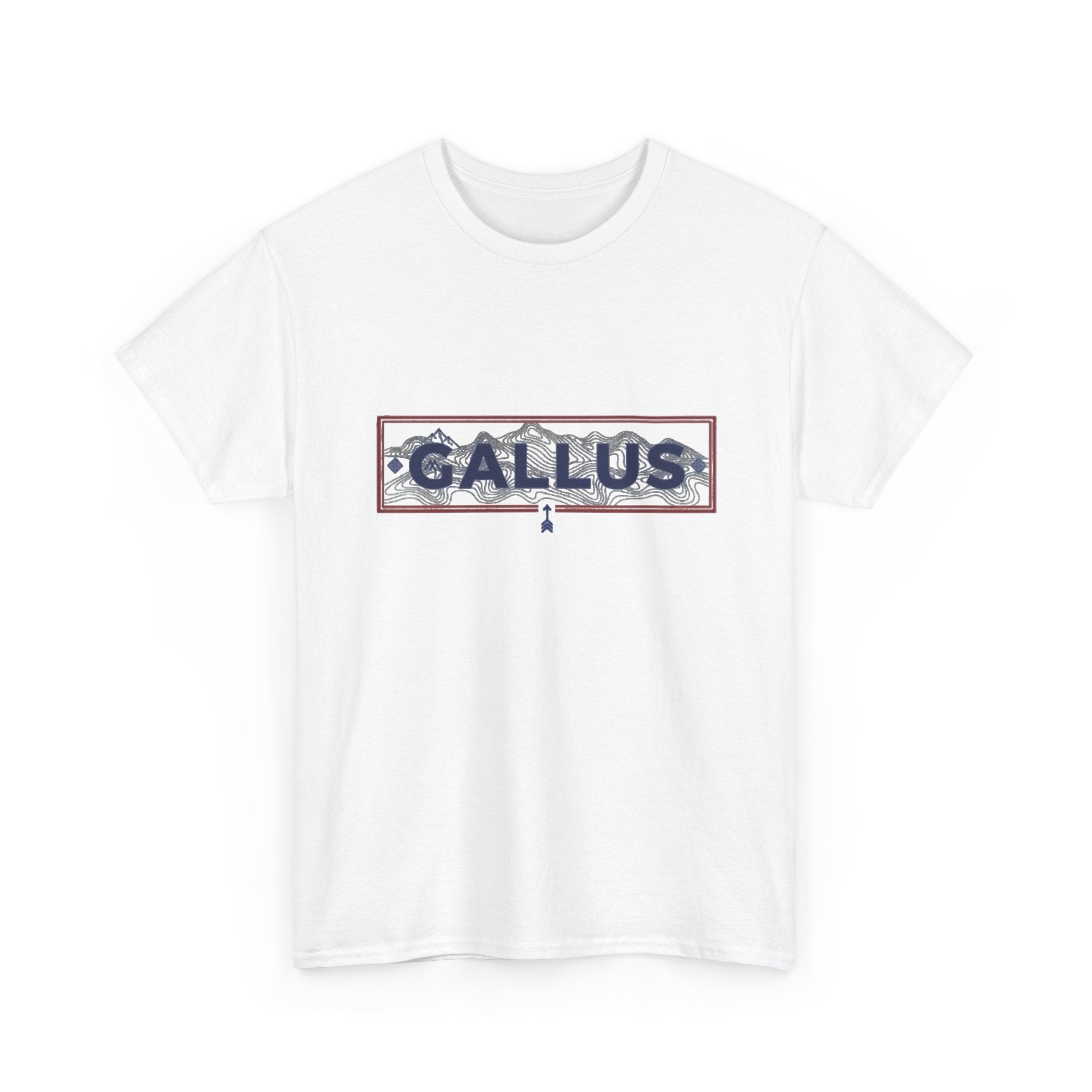 France Map Tee with "GALLUS" Chest Logo