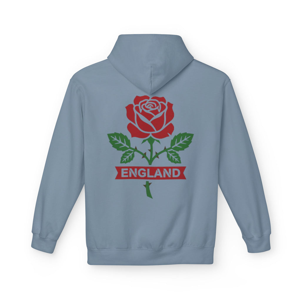 England Rose Hoodie – Classic Red Rose Emblem Sweatshirt