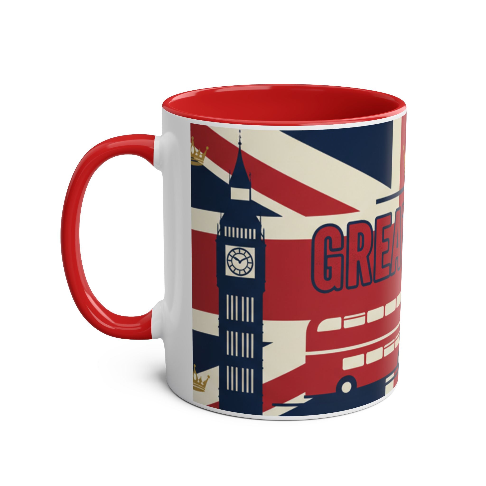 Two-Tone Coffee Mugs, 11oz