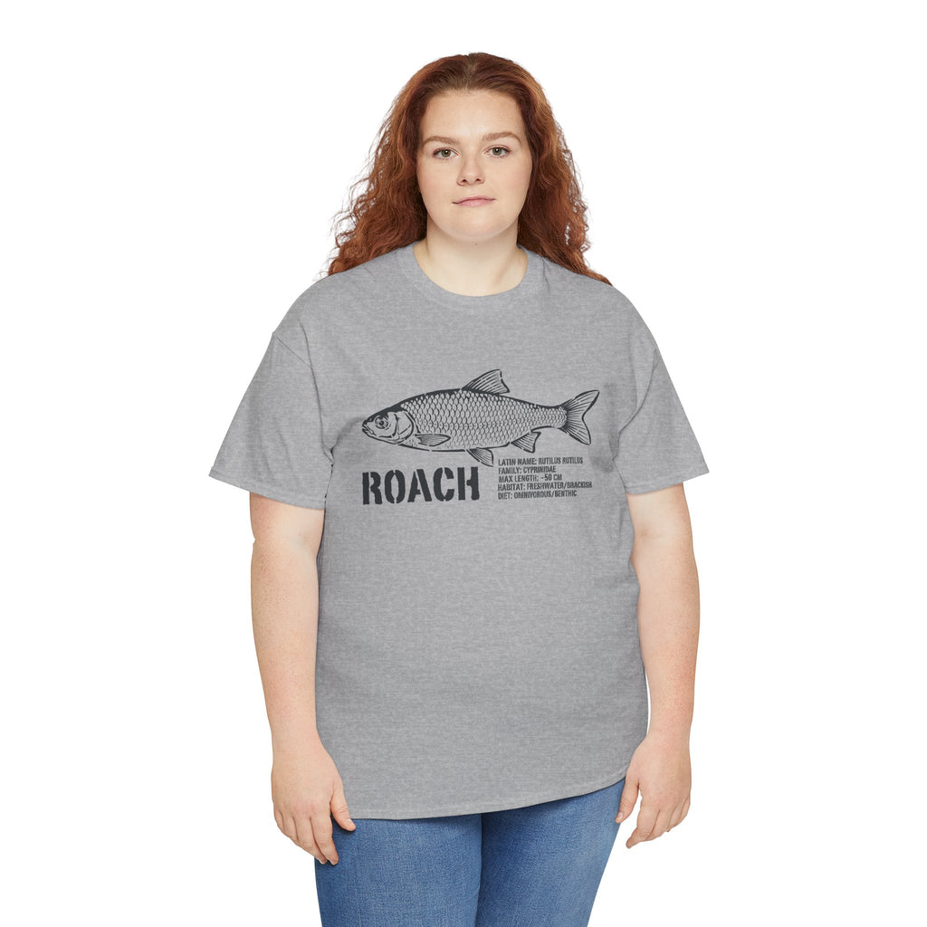 Roach Fish Sketch Tee — Vintage Angler Graphic T-Shirt