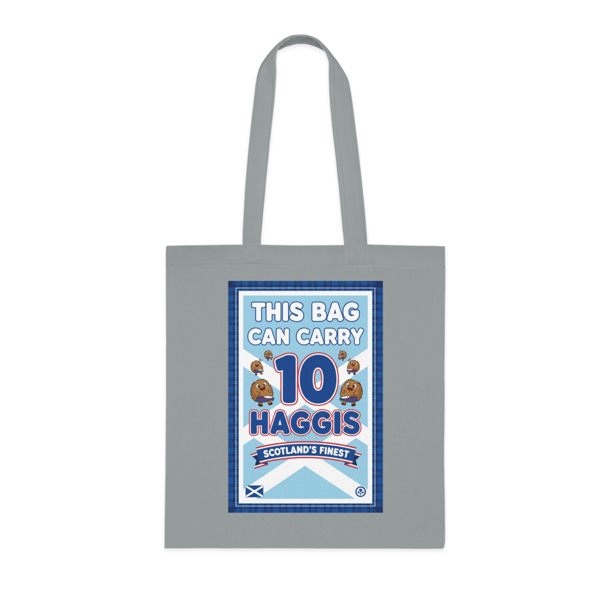 Tote Bag — "This Bag Can Carry 10 Haggis" Scottish Novelty Grocery Tote
