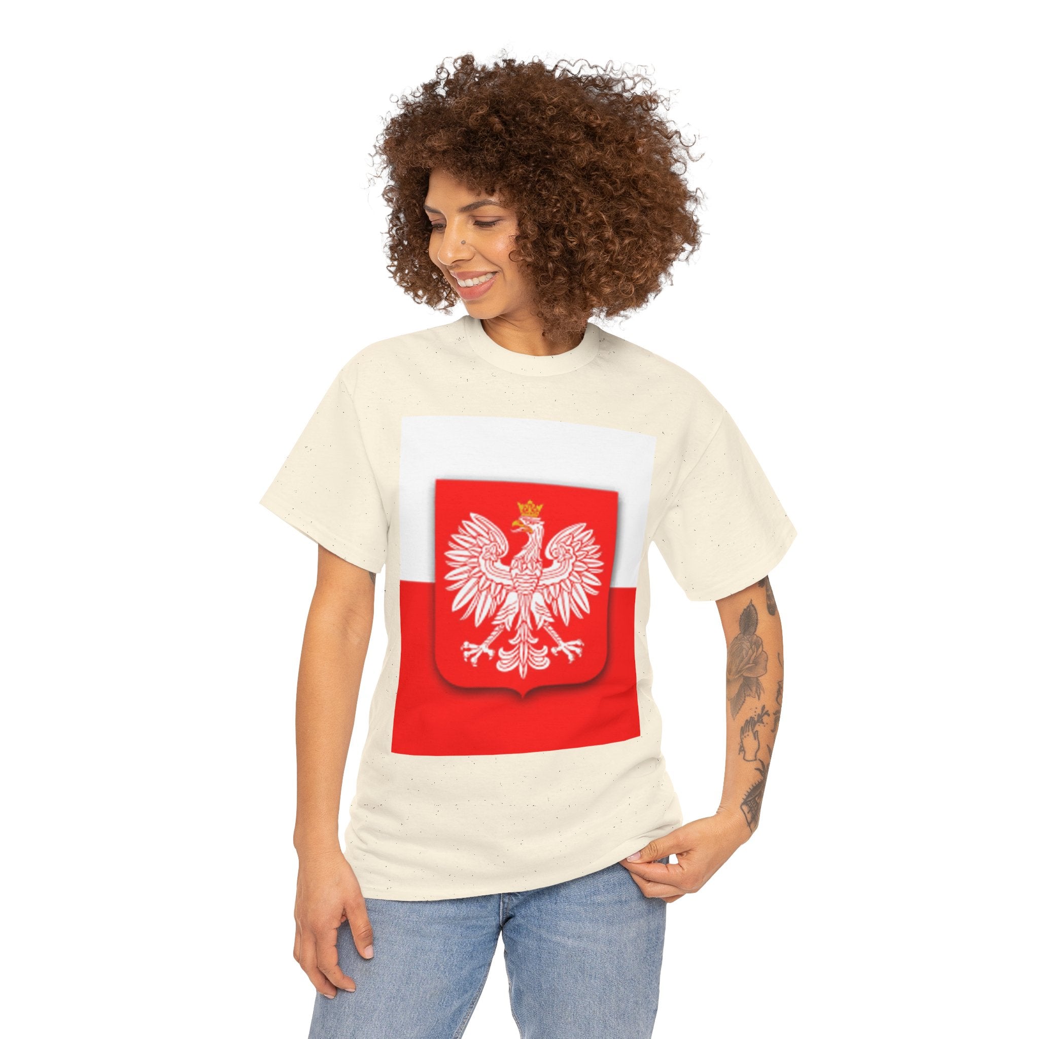 Polish White Eagle T-Shirt — Polska Coat of Arms Tee