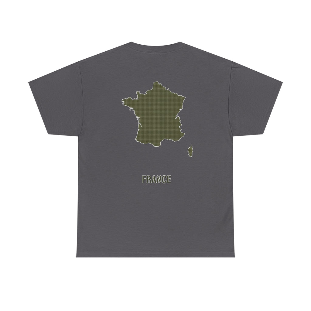 France Map Tee with "GALLUS" Chest Logo
