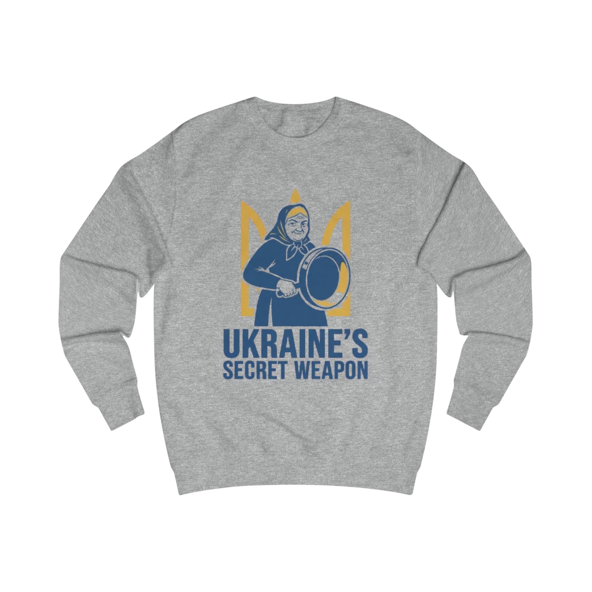 Ukraine’s Secret Weapon Sweatshirt — Funny Babushka Drum Design