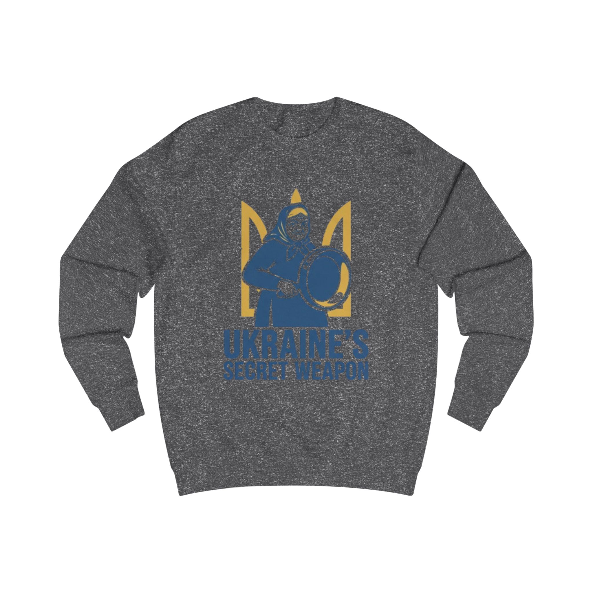 Ukraine’s Secret Weapon Sweatshirt — Funny Babushka Drum Design