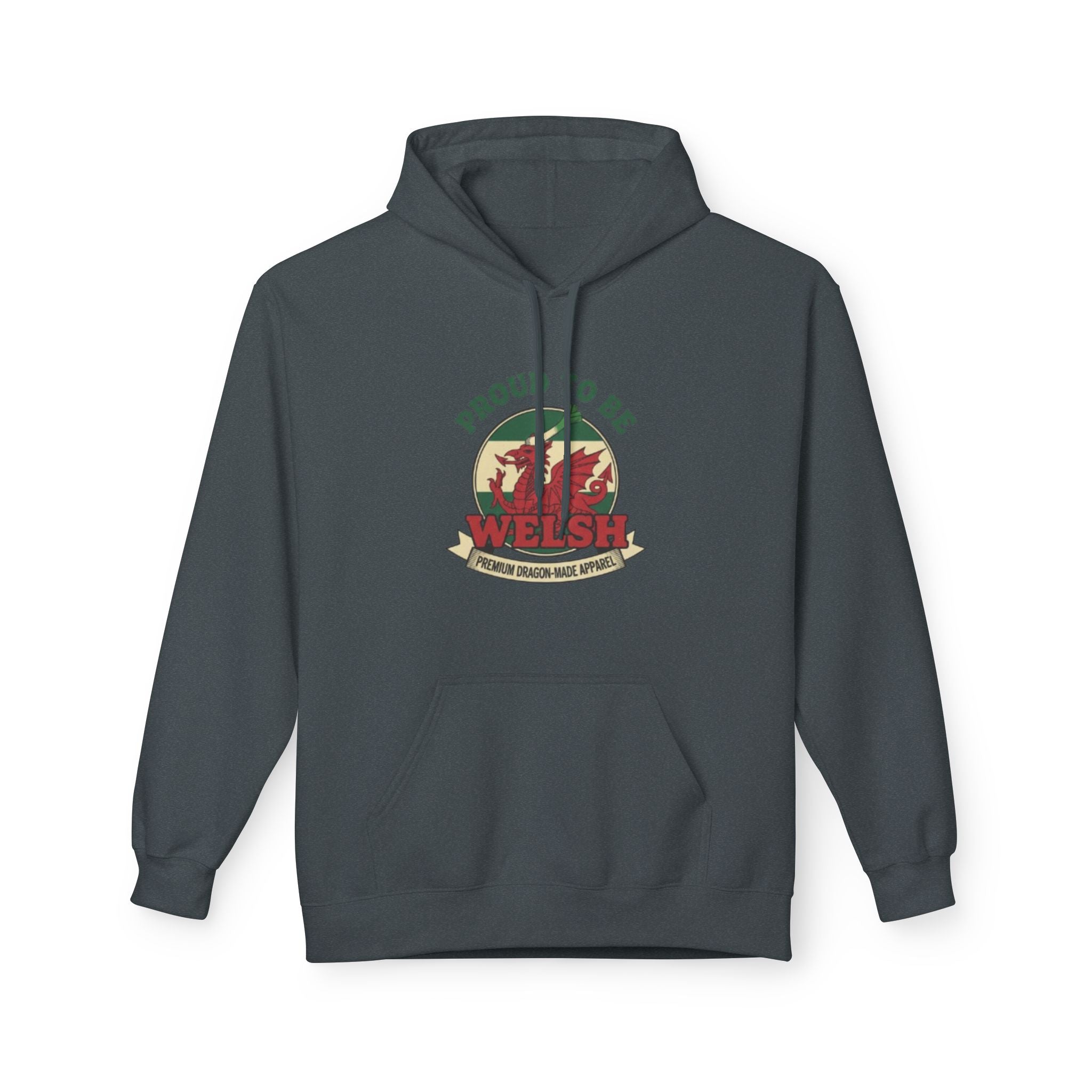 Proud to Be Welsh Hoodie — Vintage Wales Emblem Pullover