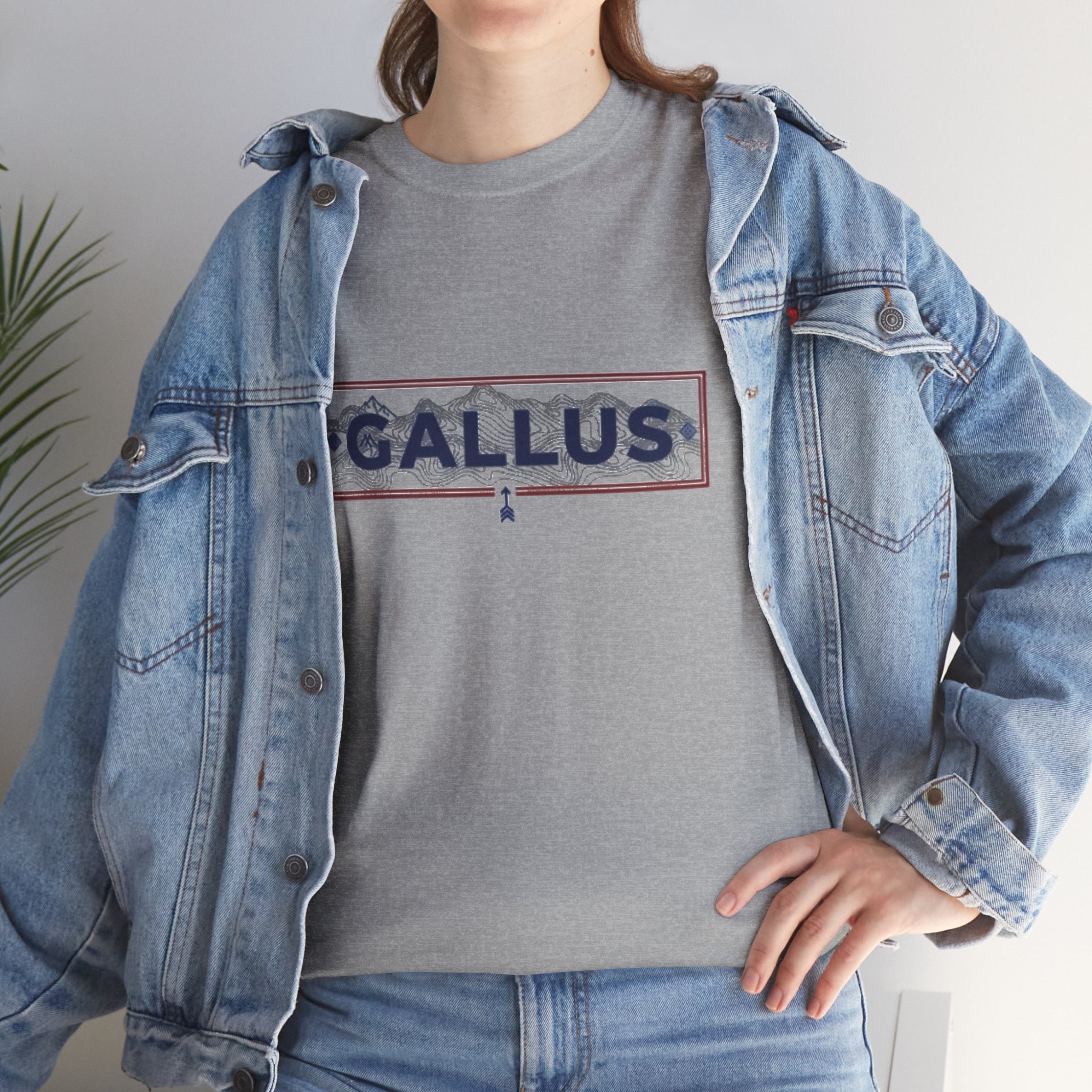 Gallus Spain Map T‑Shirt — Vintage Grid Spain Map Tee