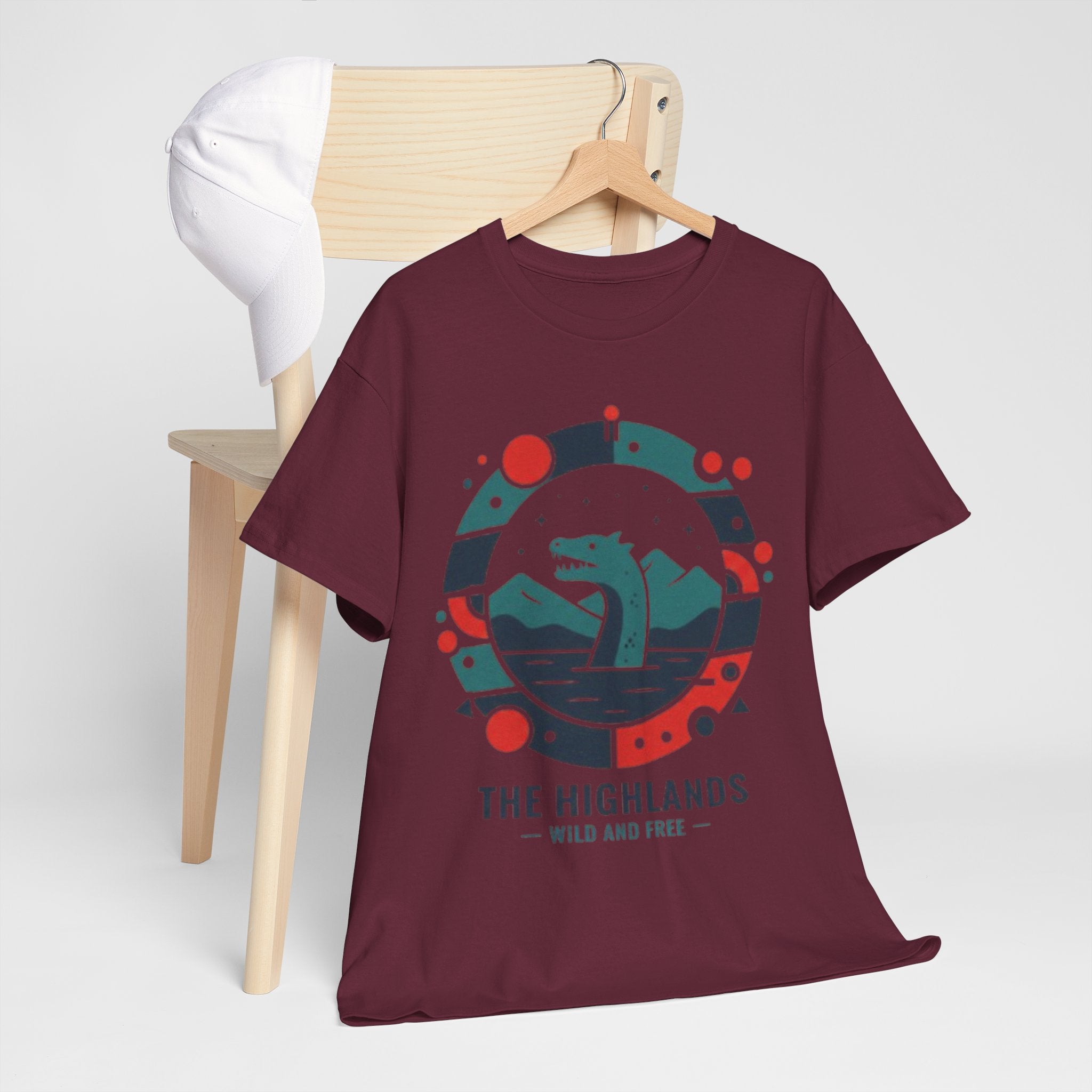 Highlands Waves Tee — "The Highlands: Wild and Free" Graphic T‑Shirt