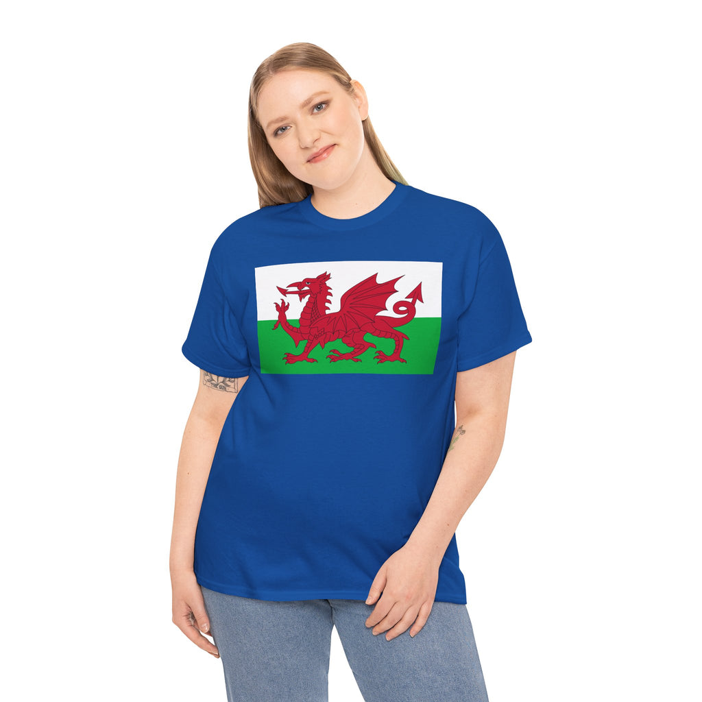 Welsh Dragon T‑Shirt — Cymru Red Dragon Flag Tee