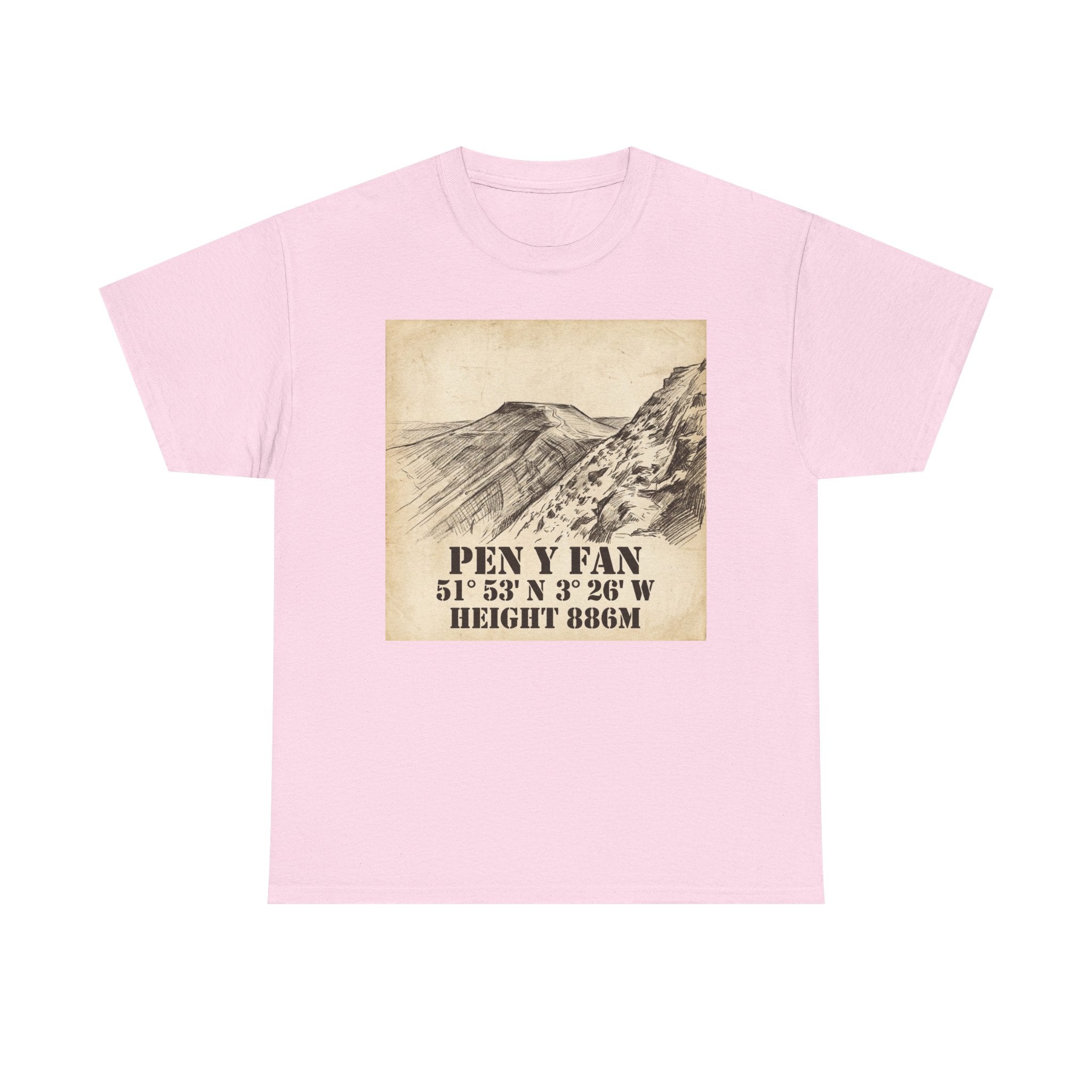 Pen y Fan T-Shirt - Brecon Beacons Vintage Coordinates & Elevation