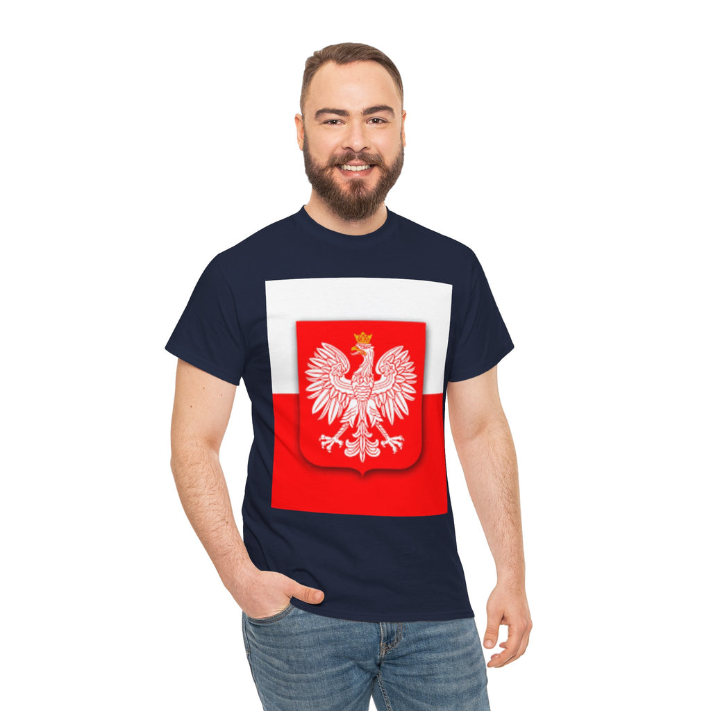 Polish White Eagle T-Shirt — Polska Coat of Arms Tee
