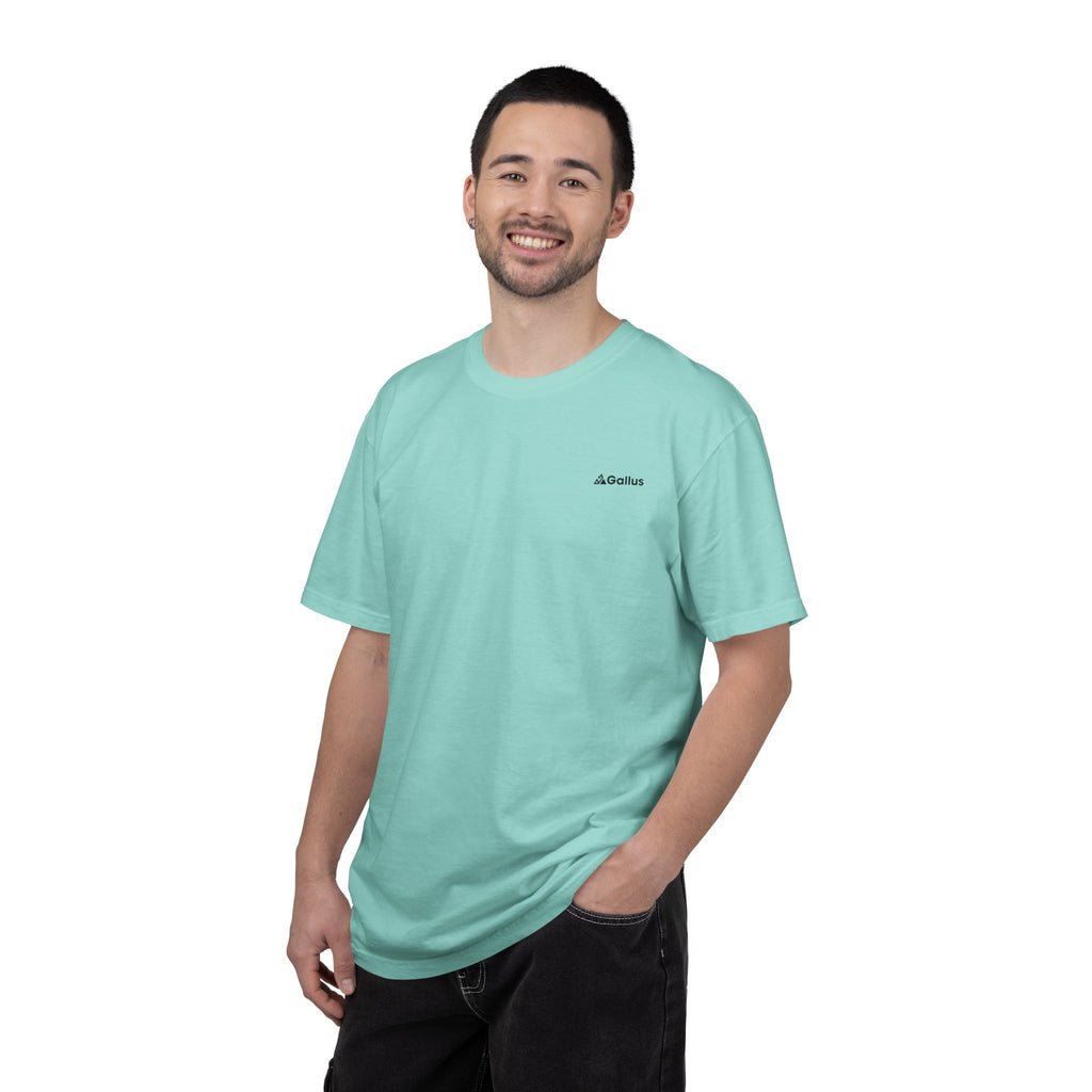 T-Shirt — Gallus Mountain Sunset Graphic Tee