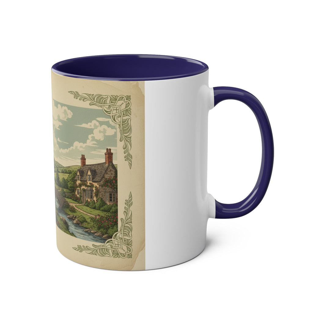 Two-Tone Coffee Mugs, 11oz