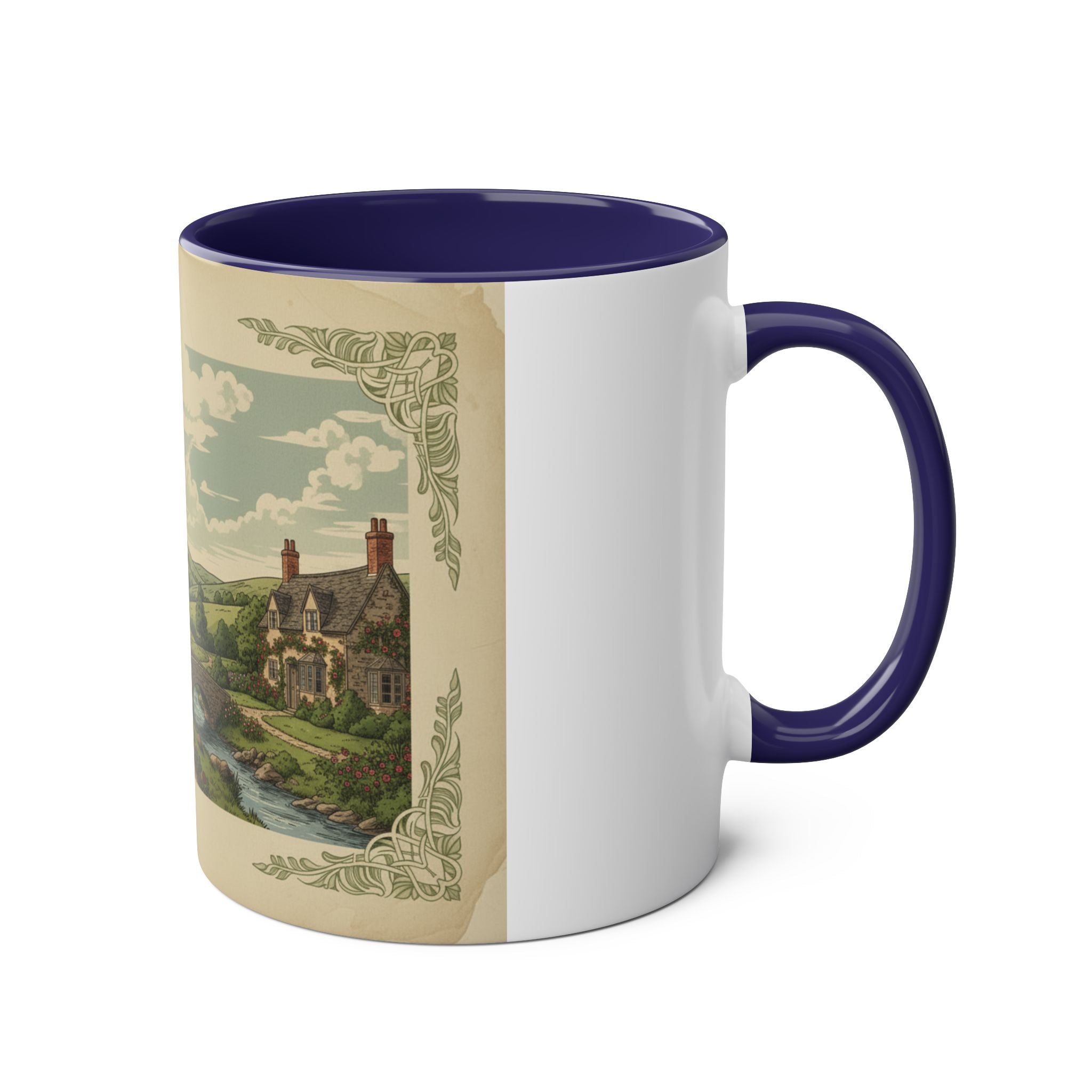 Two-Tone Coffee Mugs, 11oz