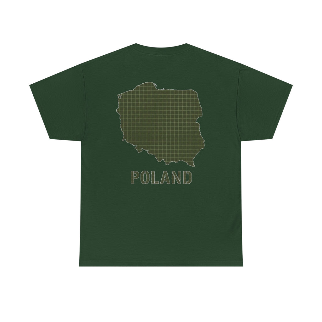 Poland Map T-Shirt — Gallus Logo Military-Style Polish Pride Tee