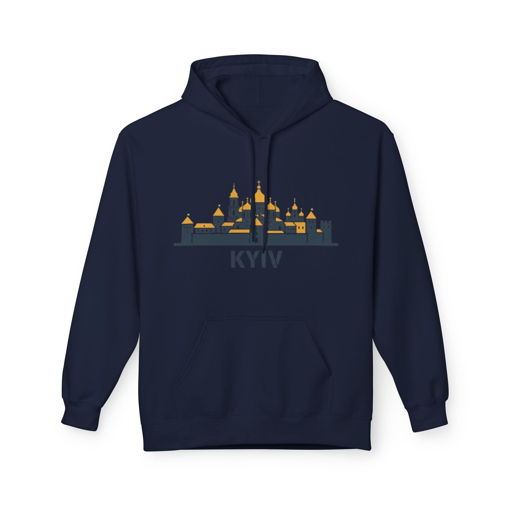 Kyiv Skyline Hoodie — Minimal Cityscape Ukraine Pride Sweatshirt
