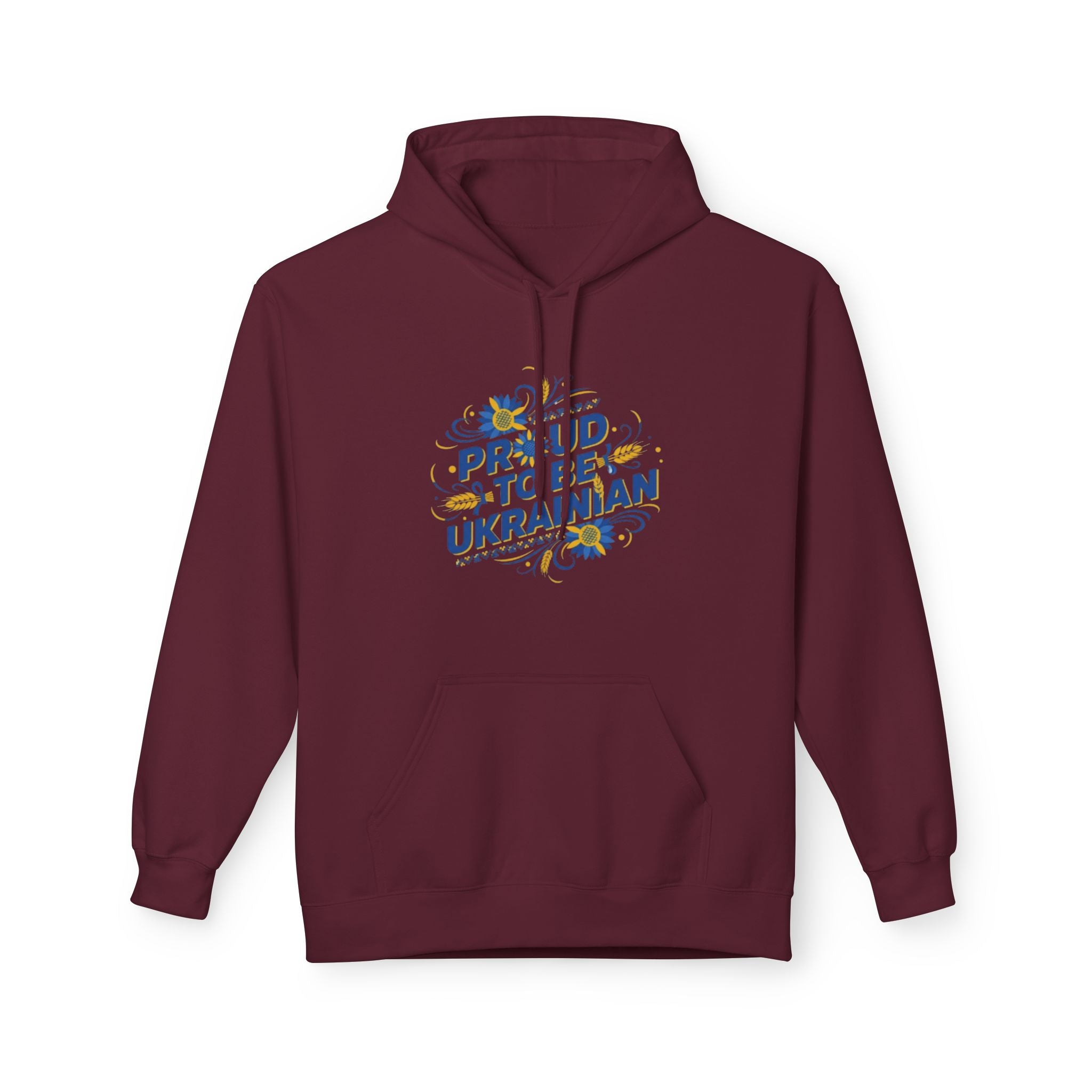Proud to Be Ukrainian Hoodie — Sunflower Patriotic Ukrainian Pride Sweatshirt
