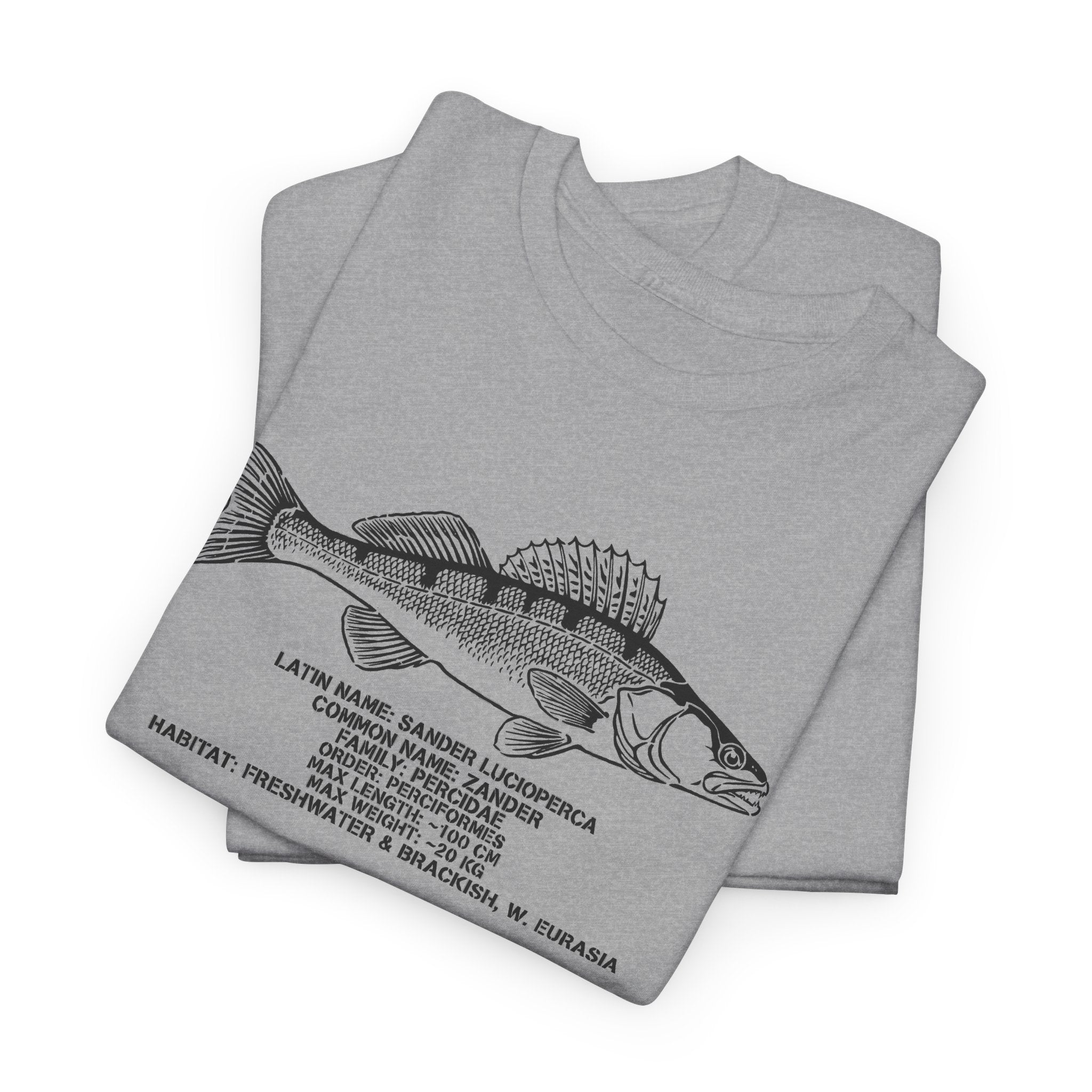 Walleye Fish (Zander) Illustration Tee | Fishing T-Shirt