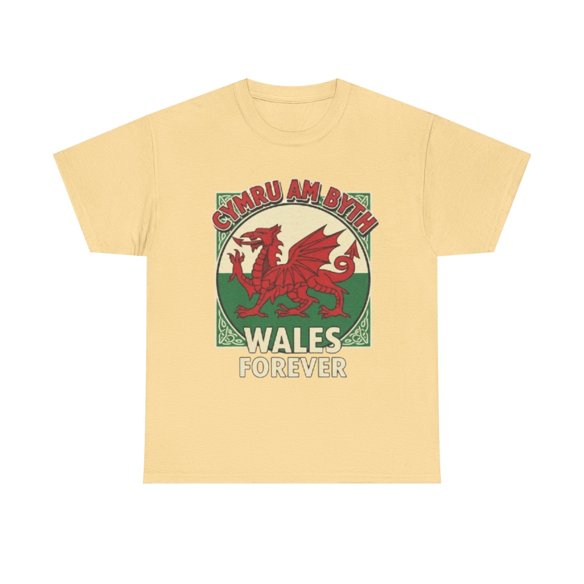 Wales Forever T-Shirt — Cymru Am Byth Retro Welsh Dragon Tee