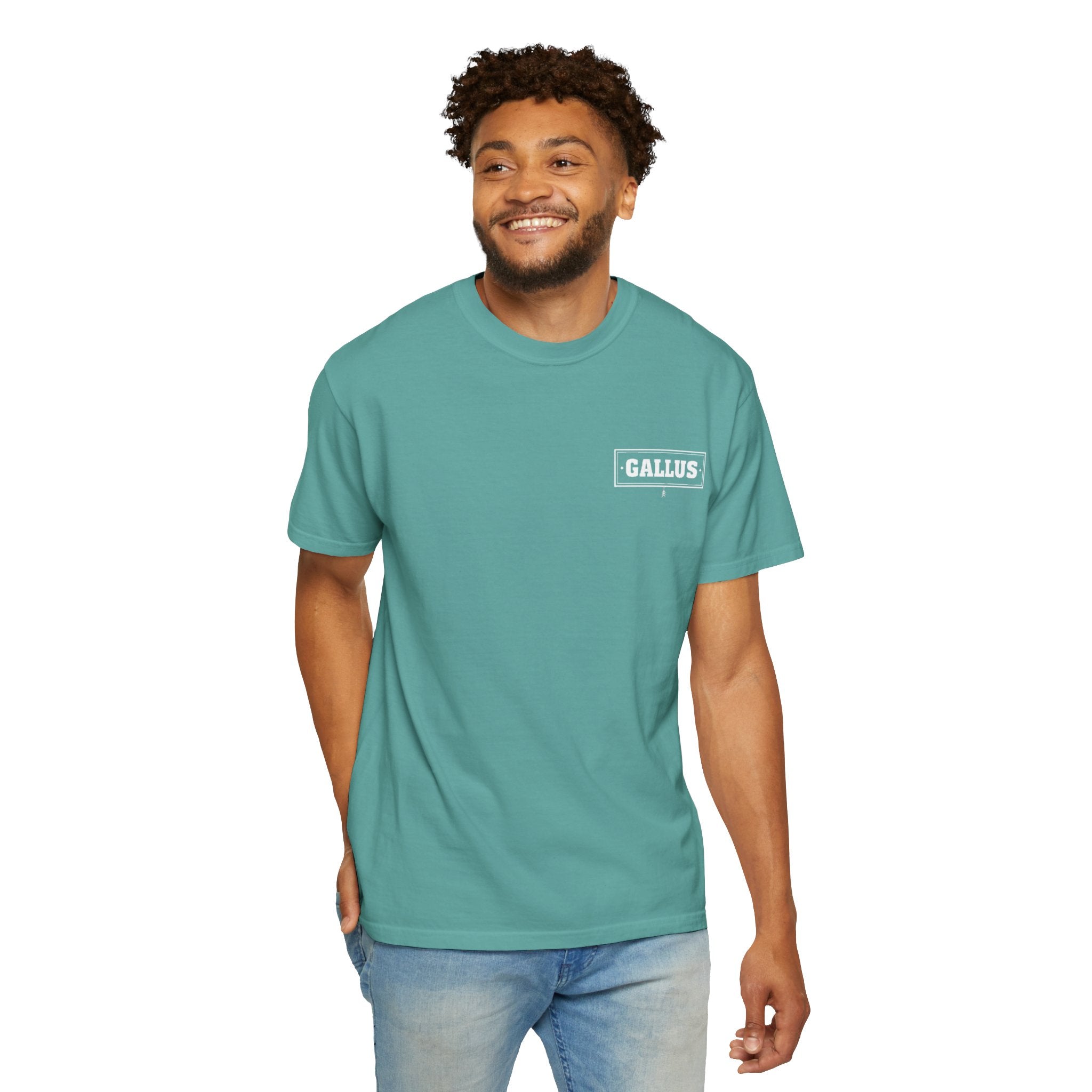 Adventure T-Shirt — "I Am Exploring Not Lost" Mountain Compass Graphic