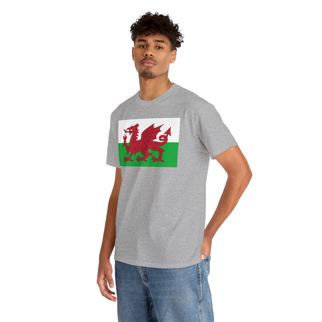 Welsh Dragon T‑Shirt — Cymru Red Dragon Flag Tee