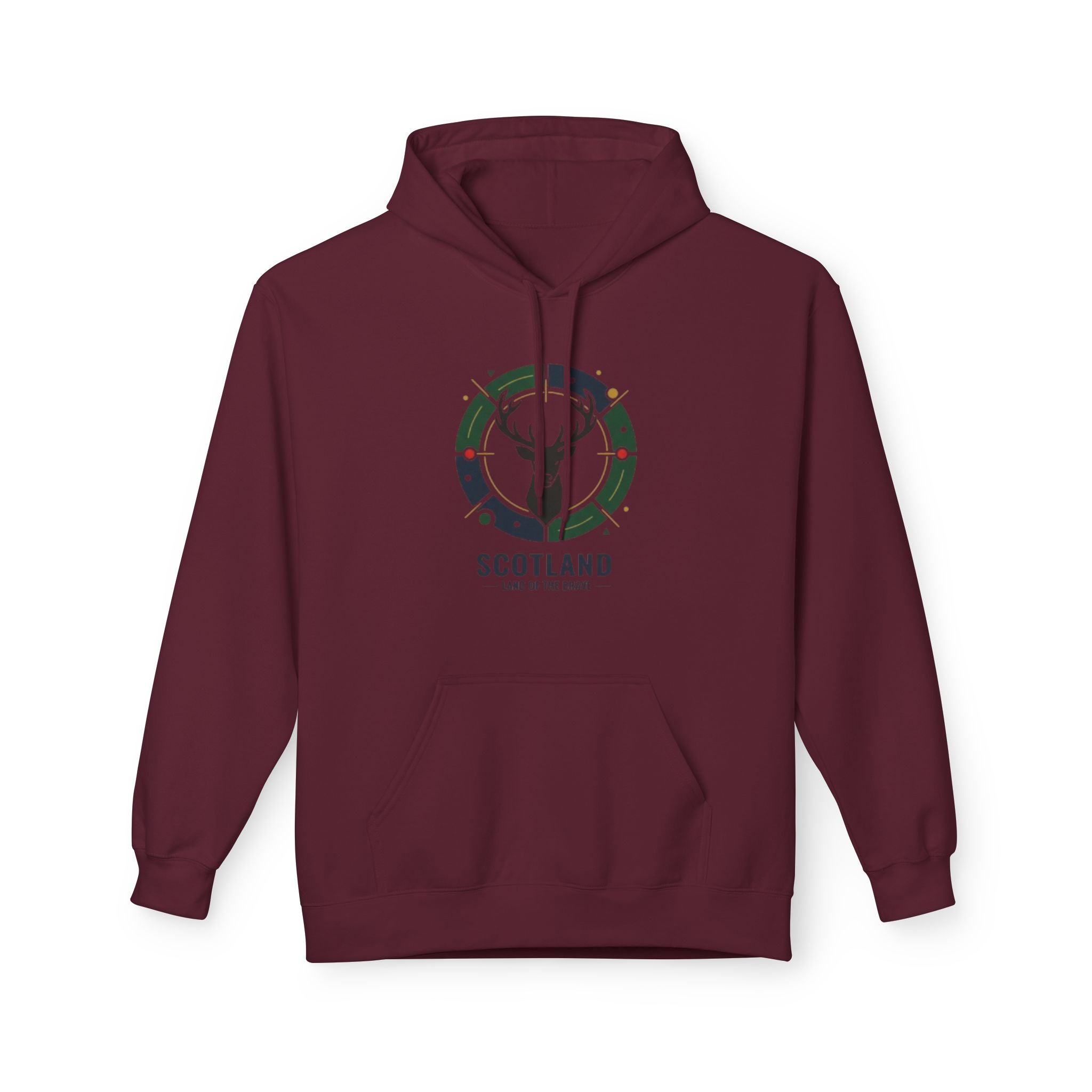 Scotland Stag Crest Hoodie – Scottish Pride Graphic Hoodie