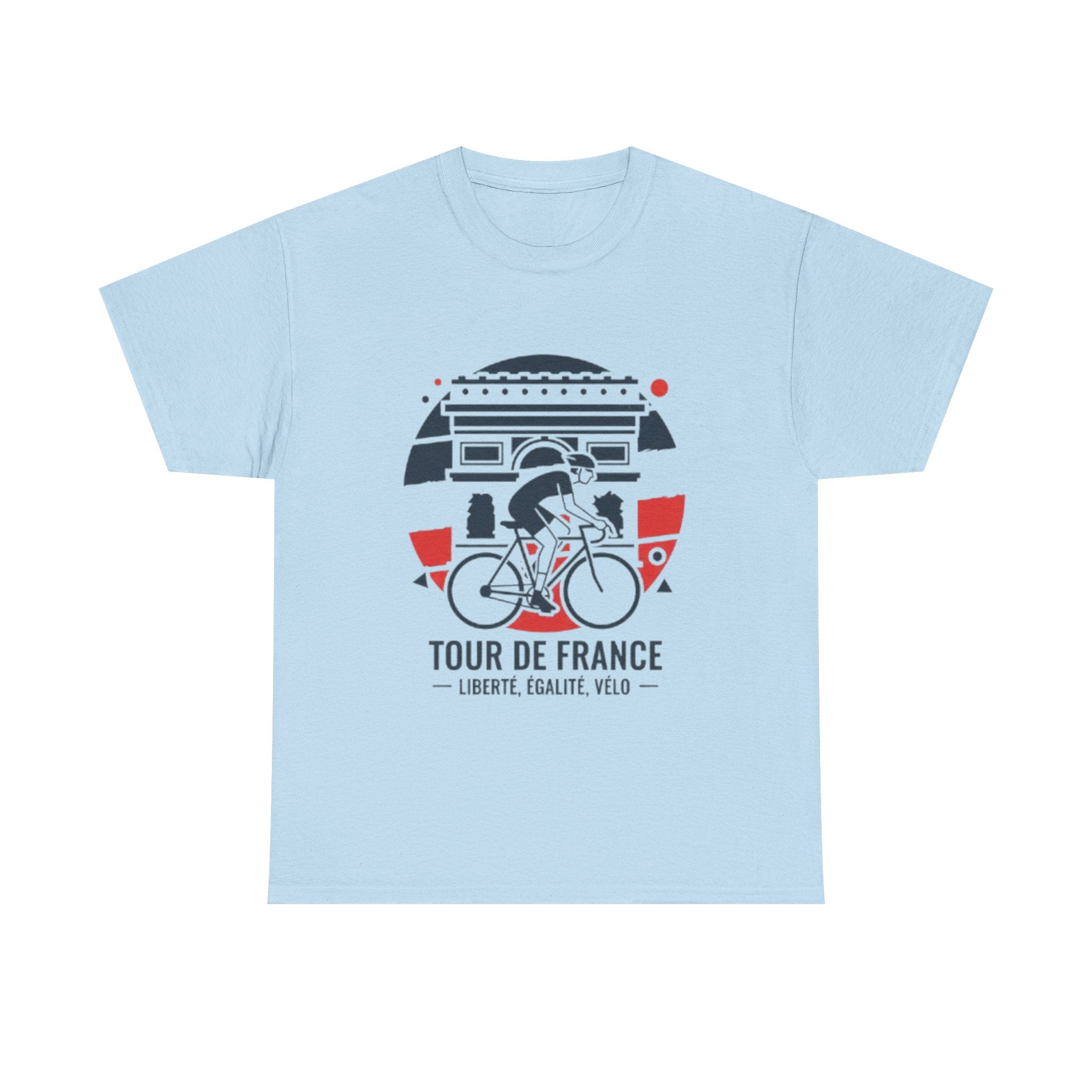 Tour de France Cycling Tee — "Liberté, Égalité, Vélo" Graphic Shirt