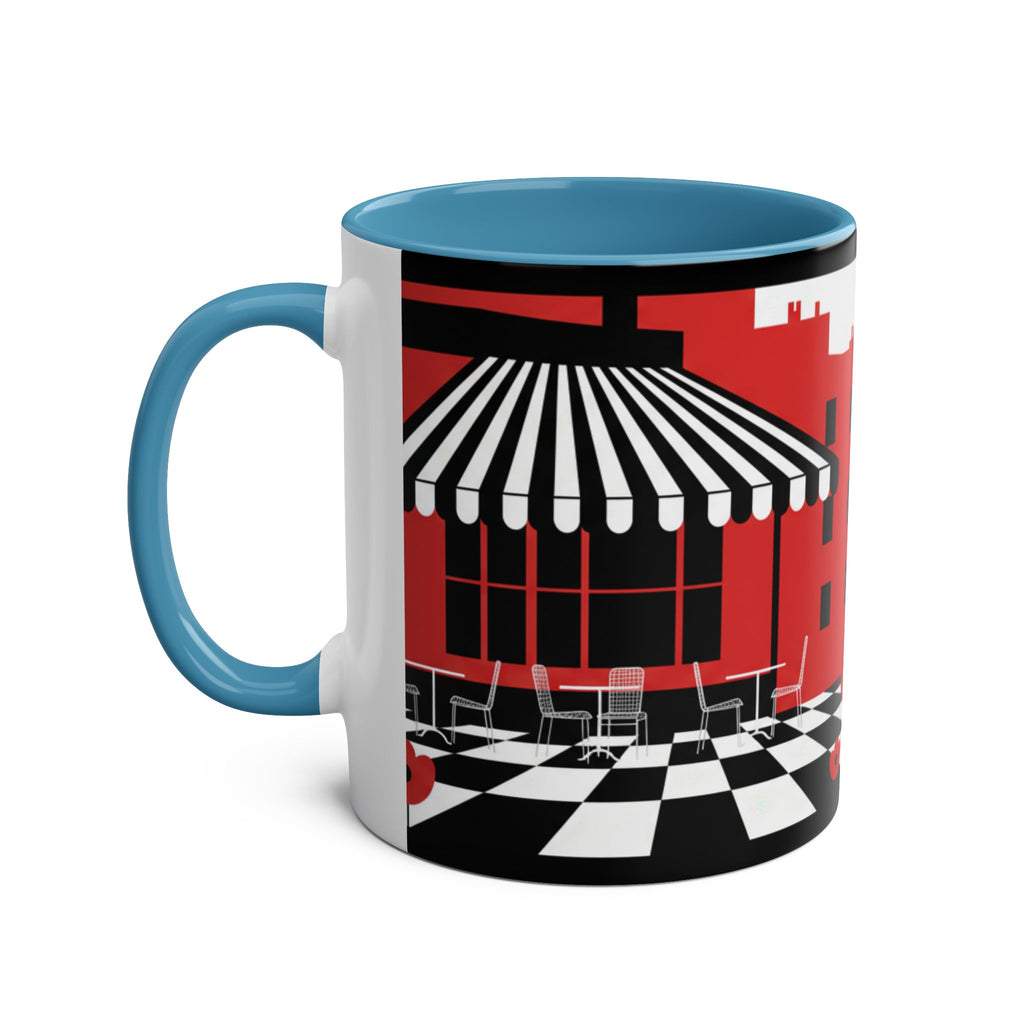 Two-Tone Coffee Mugs, 11oz
