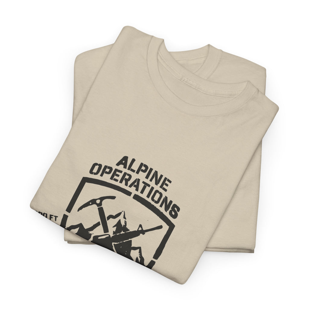 Alpine Operations Cotton Hiking Tee - Mountain Badge Edition